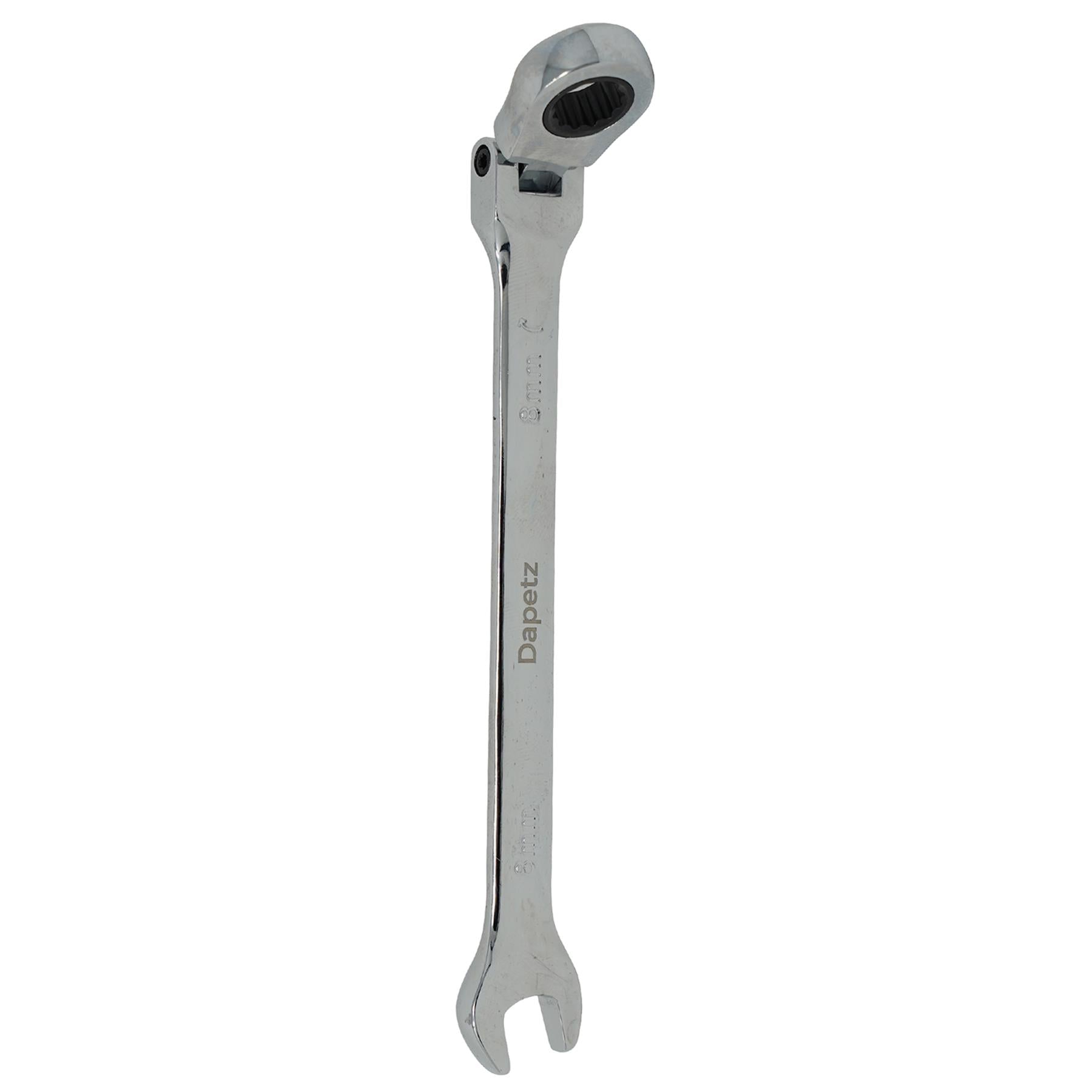 8mm Flexible Head Ratchet Metric Spanner Open End & Ring Guaranteed By Dapetz