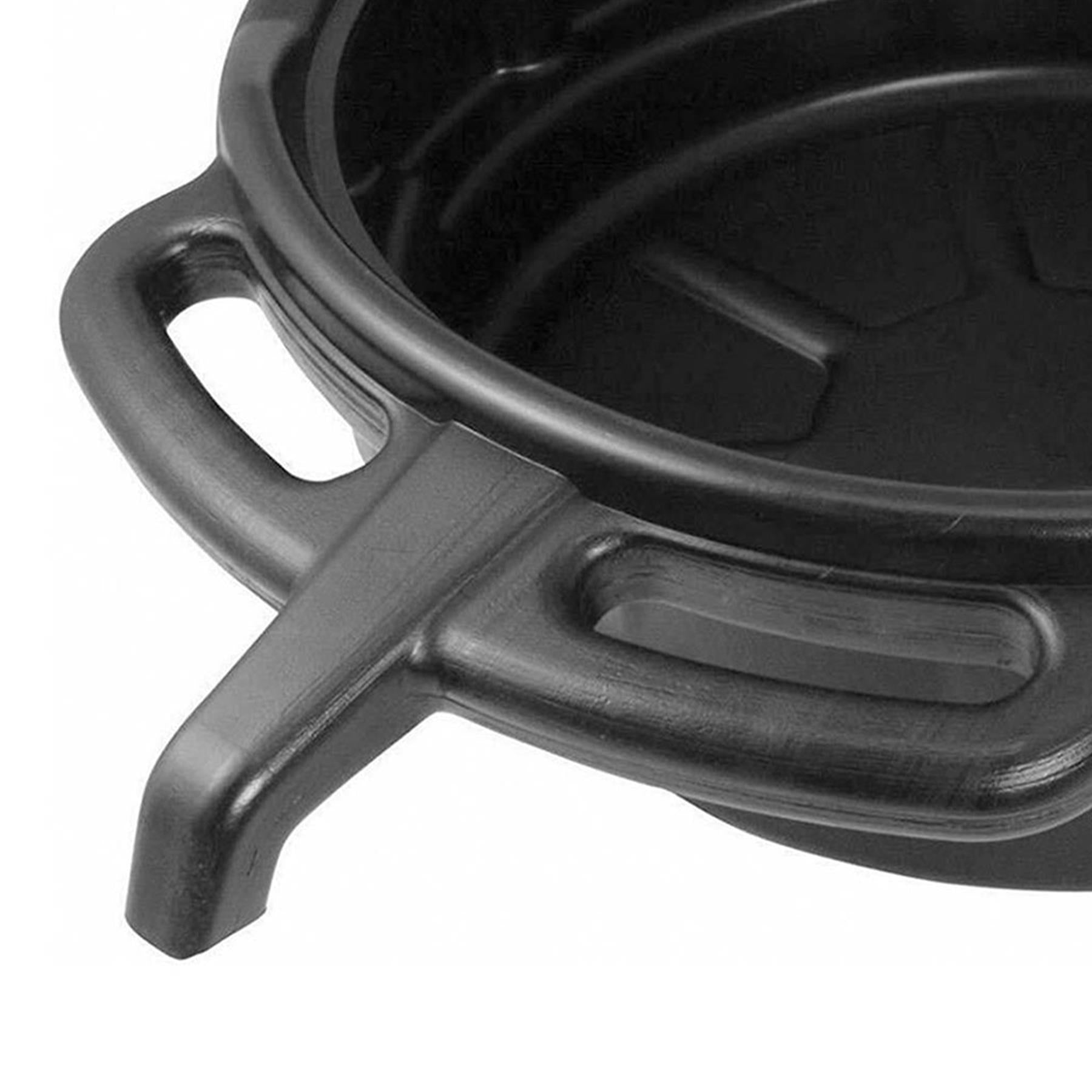 16 Litre Oil Drain Pan Engine Gear Fluid Water Tray Car Van Bike Garage Tool By Dapetz