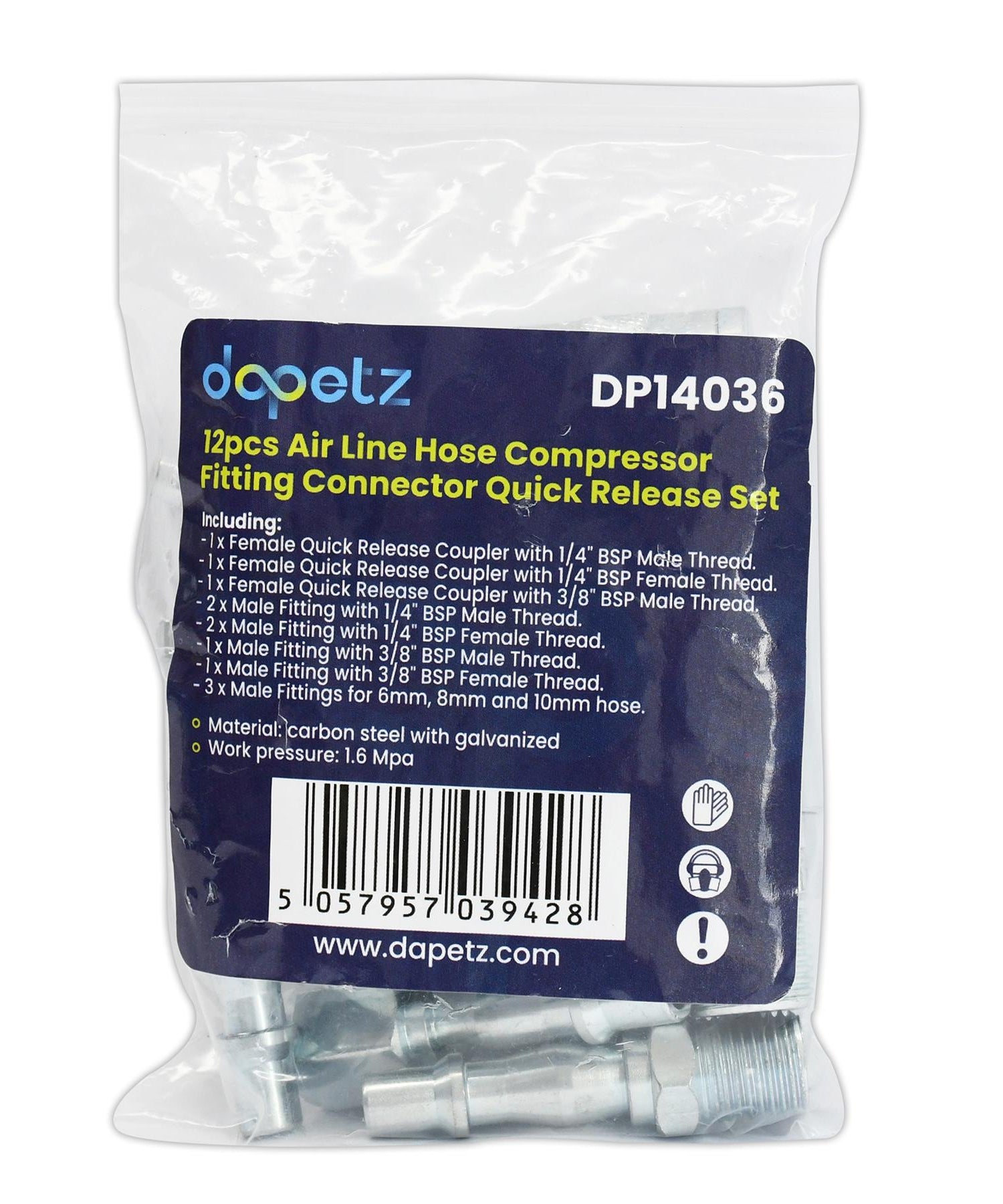 Air Line Fitting Hose End Connector Male Female Quick Release For PCL Vertex Set