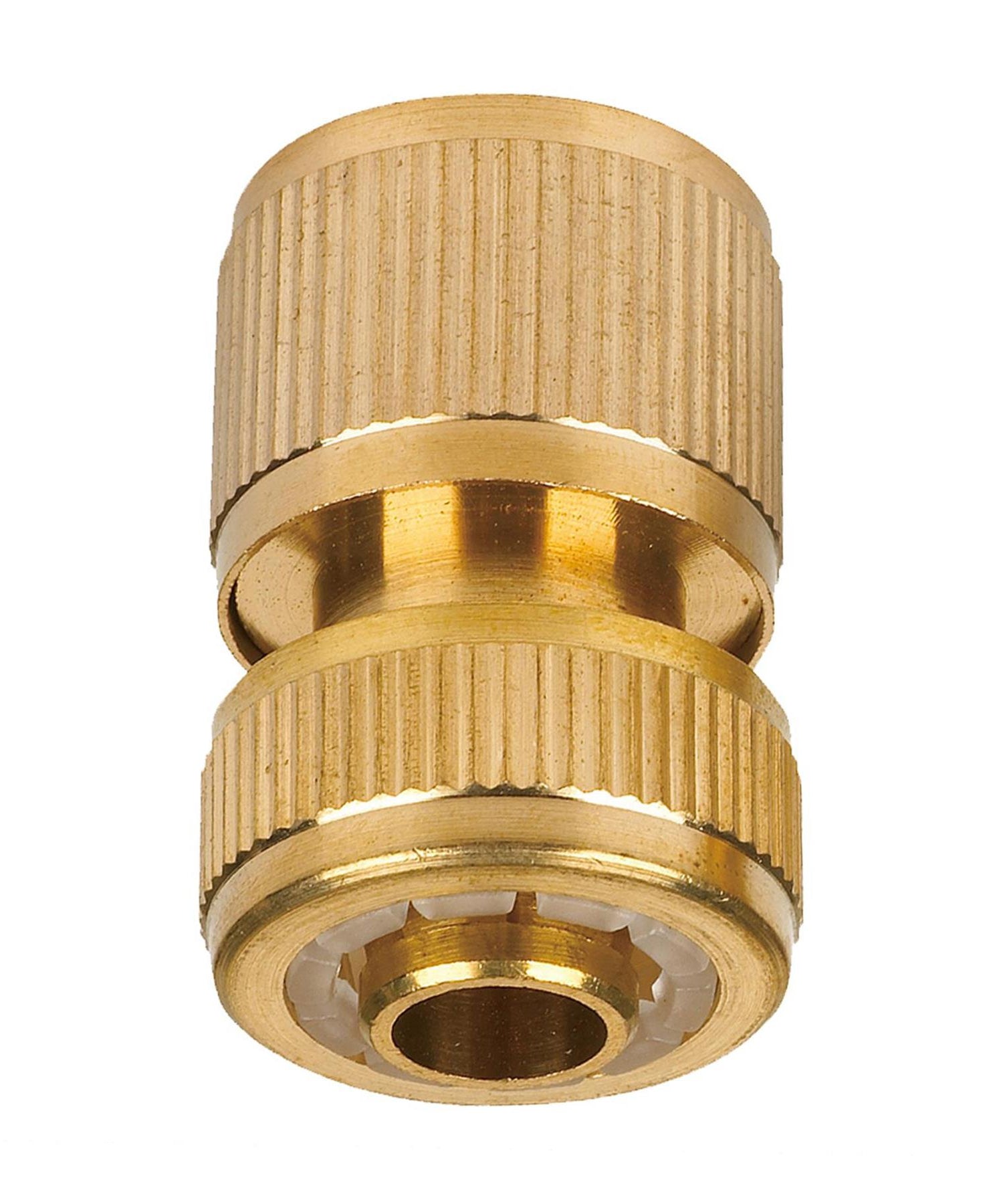 Brass Garden Hose Quick Connector 1/2" Female Pipe Built in Auto Water Stop by Daptez