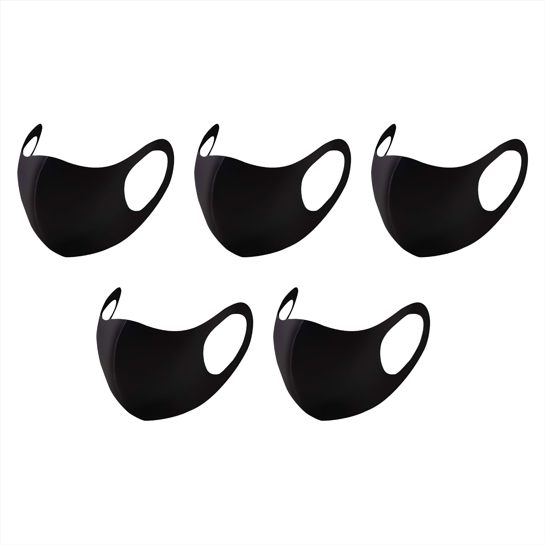 Face Mask 5x Breathable Washable Reusable | Non Surgical Face Cover Unisex