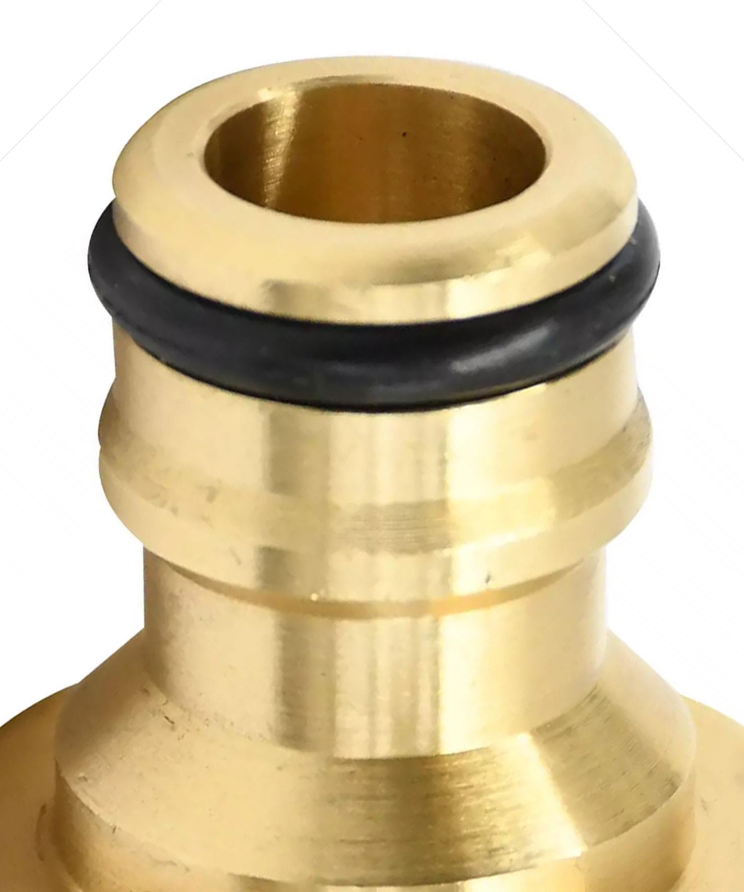 3x Brass Hose Tap Connector 3/4" Threaded Garden Water Pipe Adaptor Fitting By Dapetz