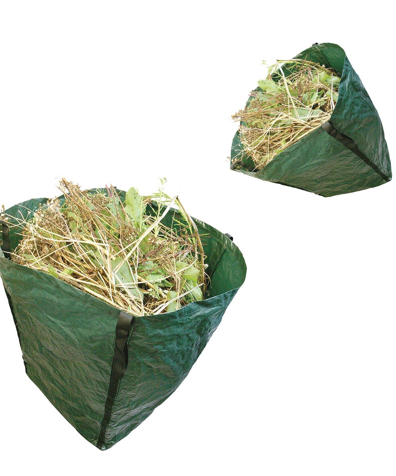 4 x Large Garden Waste Recycling Tip Bags Tear Woven Plastic By Dapetz