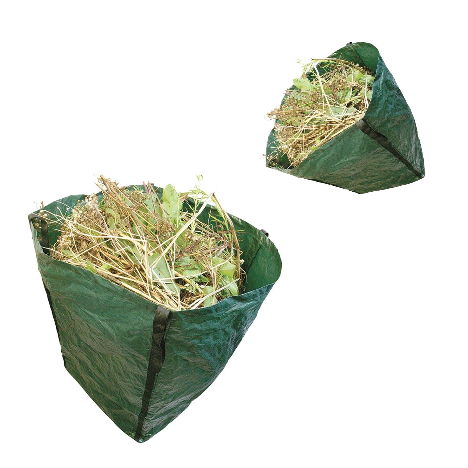 4 x Large Garden Waste Recycling Tip Bags Tear Woven Plastic By Dapetz