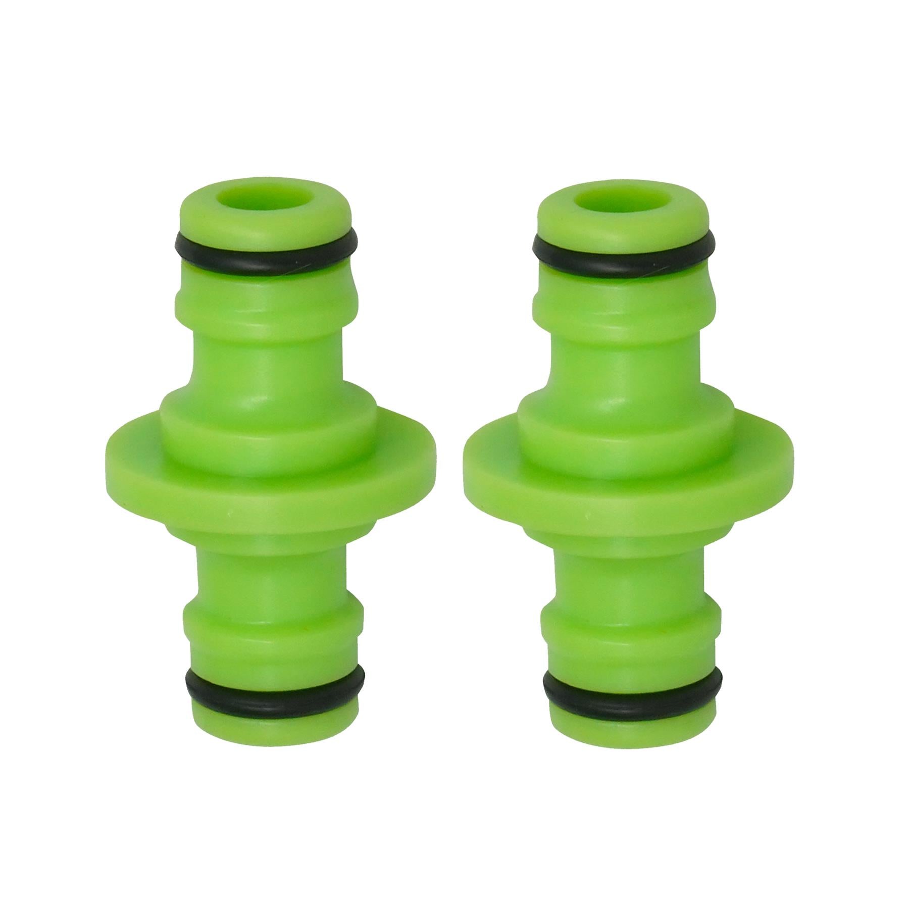 Garden Hose Fitting Set 1/2" – 2X 2-Way Male Connector + 4X Female Hose Connector By Dapetz