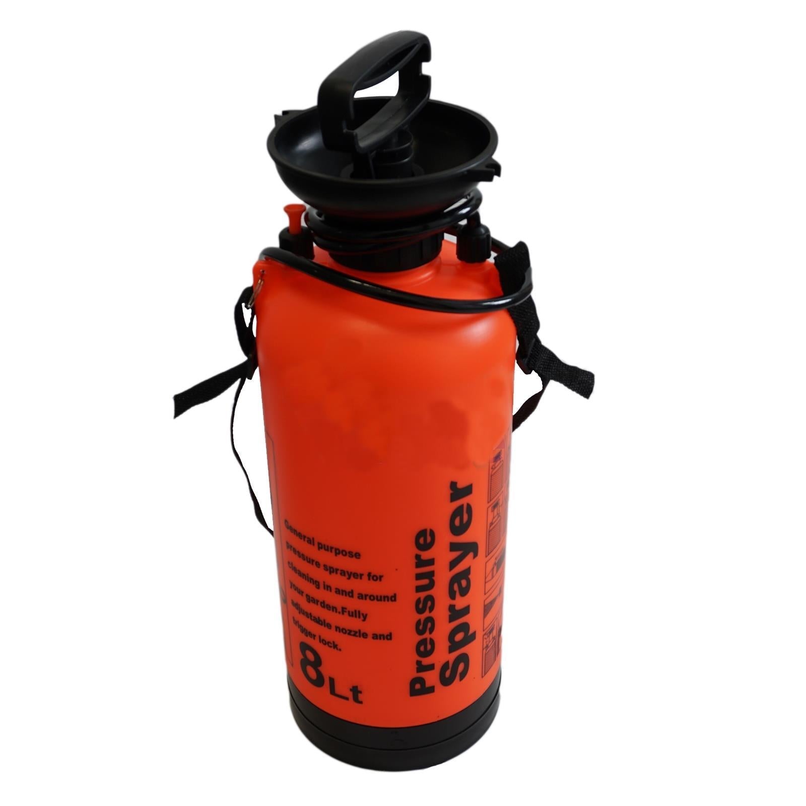 Garden High Pressure Sprayer 8L Knapsack Chemical Weed Killer Fence Water Pump by Daptez