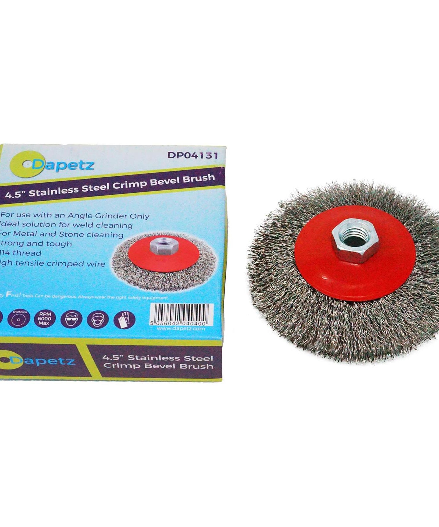 100mm Rotary Steel Wire Brush Wheel Cup Angle Grinder M14x2 By Dapetz