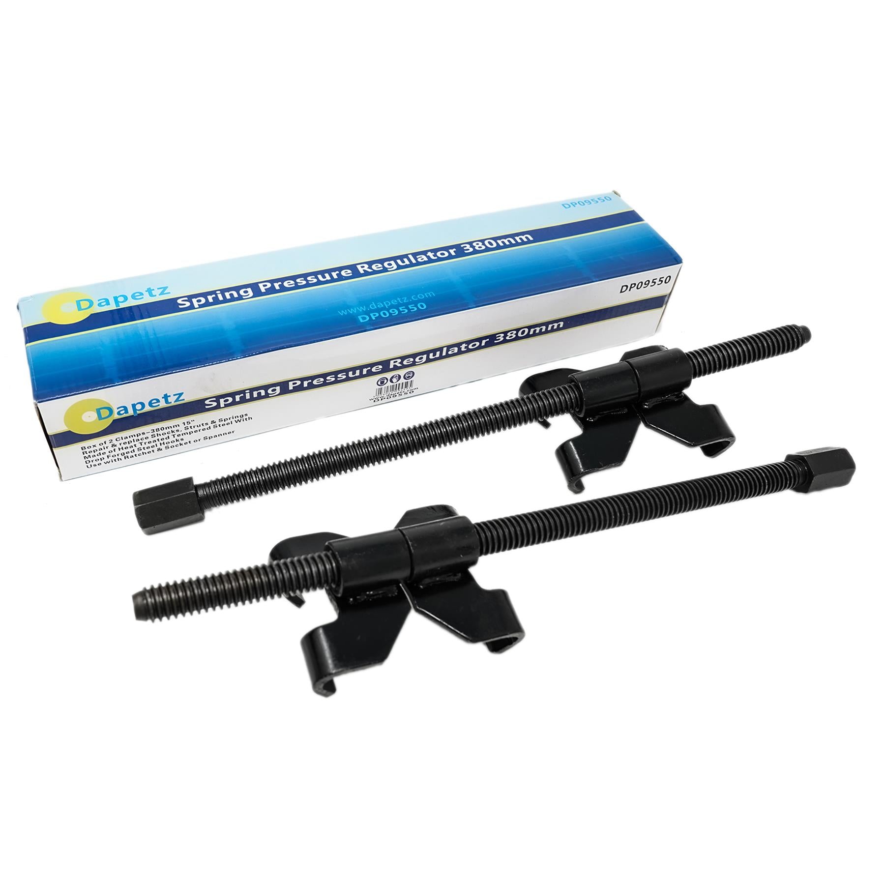 (pack of 2) Coil Spring Compressor Heavy Duty Suspension Clamps 380mm Tool For Car by Daptez