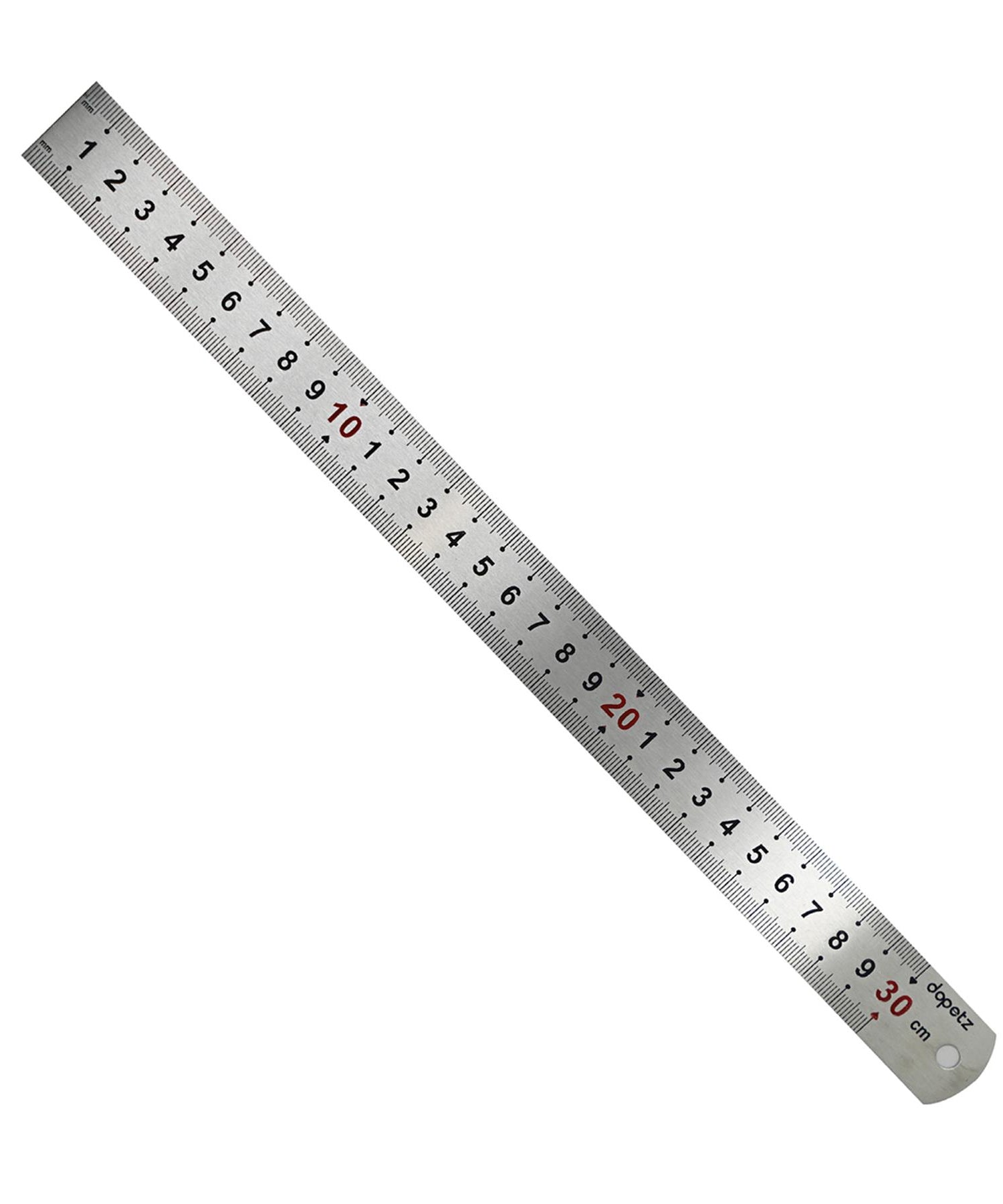 Thick Double Sided Metal Ruler Stainless Steel - 30cm/ 12"/15cm/ 6" & 20cm/ 8" By Dapetz