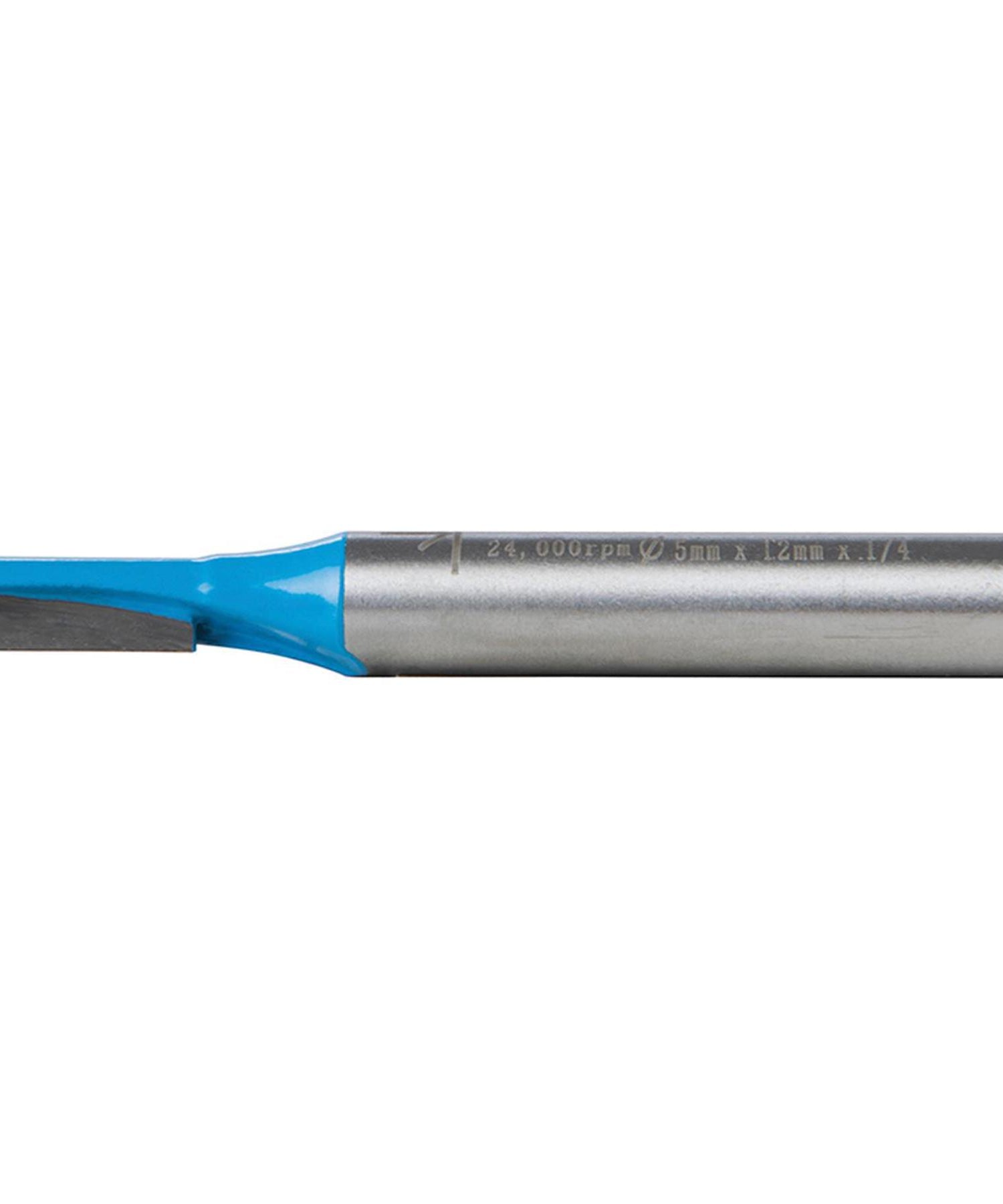 Straight 2 Flute Router Bit Cutter 1/4" Shank Carbide TCT Groove Metric 5 x 12mm