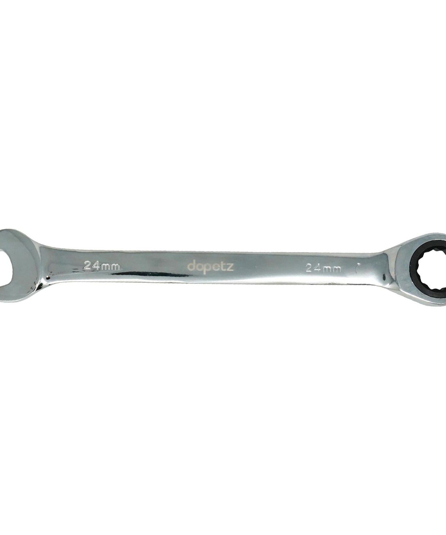 24mm Ratchet Wrench, Fixed Head, Chrome Vanadium, Corrosion-Resistant by Dapetz