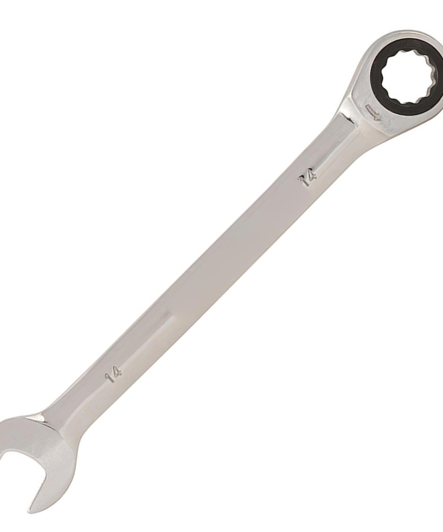 Head Ratchet Metric Spanner Open End Ring Combination 14mm By Dapetz