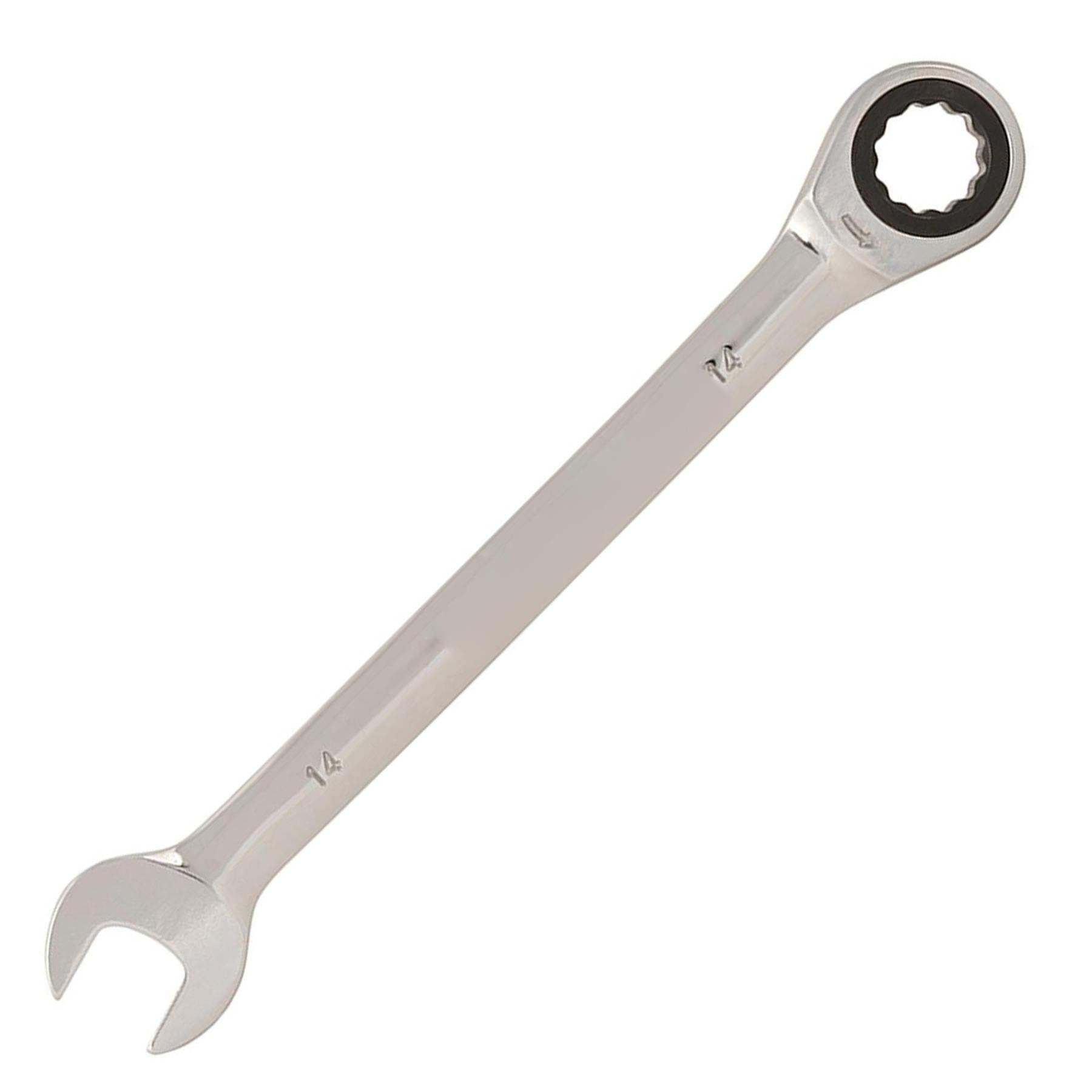 Head Ratchet Metric Spanner Open End Ring Combination 14mm By Dapetz