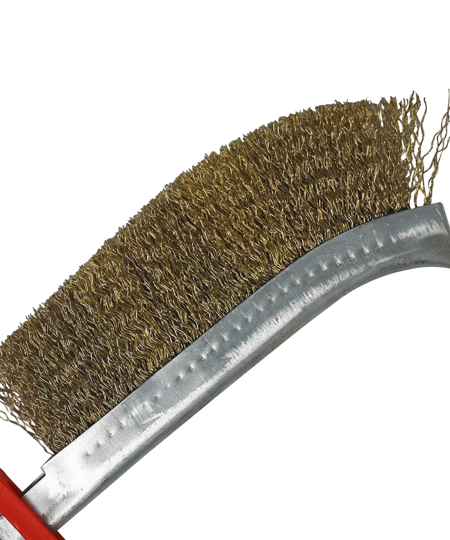 Wire Hand Brush Steel and Brass 35mm Paint Rust Metal Remover By Dapetz