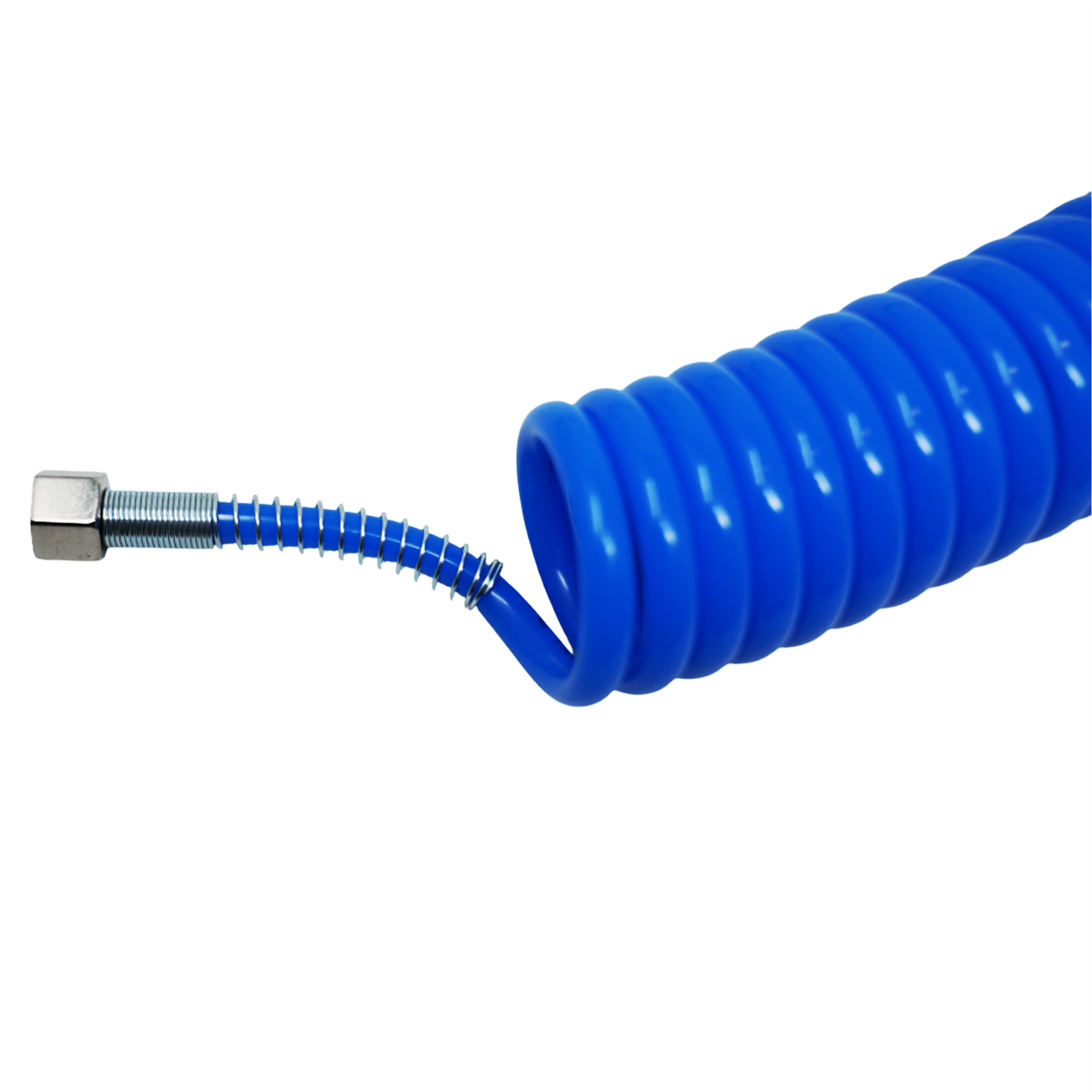 Coiled Air Hose 10M Air Tools Hose With 1/4" BSP Female Nut End Fittings 10 Bar by Daptez