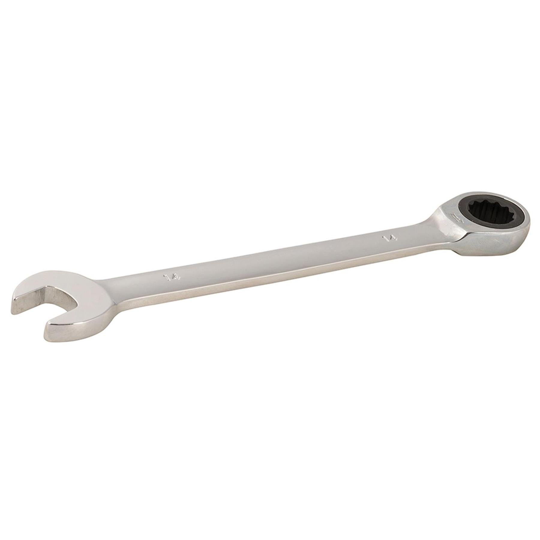 Head Ratchet Metric Spanner Open End Ring Combination 14mm By Dapetz