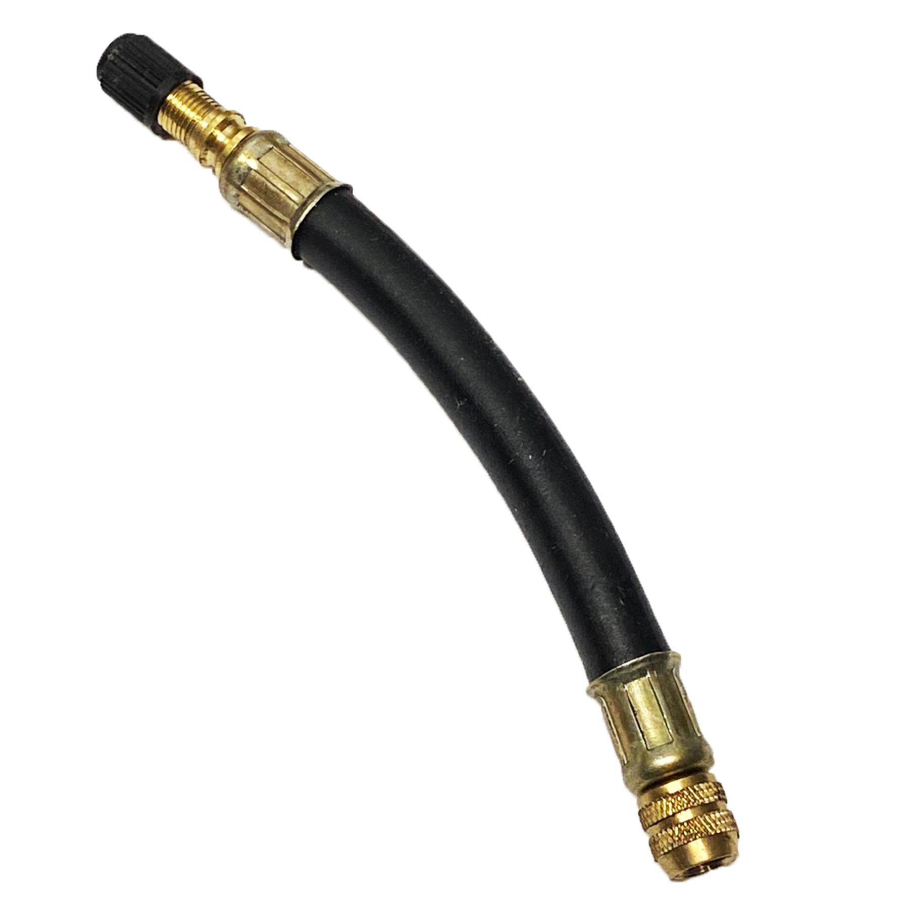 Flexible Rubber Tyre Valve Extension 105mm Twin Wheel By Dapetz