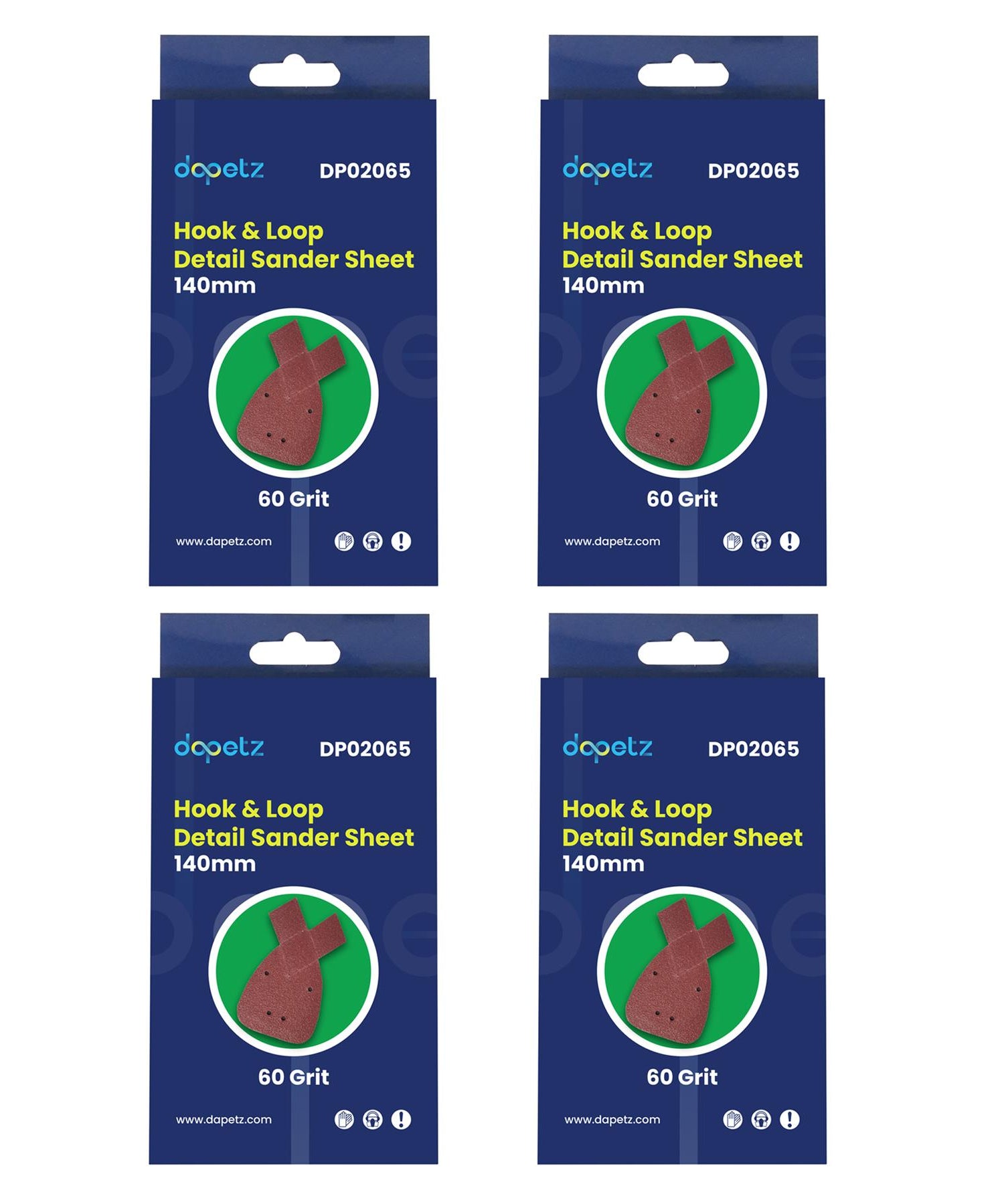 Mouse Sanding Sheet 60 Grit Sandpaper Black & Decker Palm Sander Pad 40PCS By Dapetz