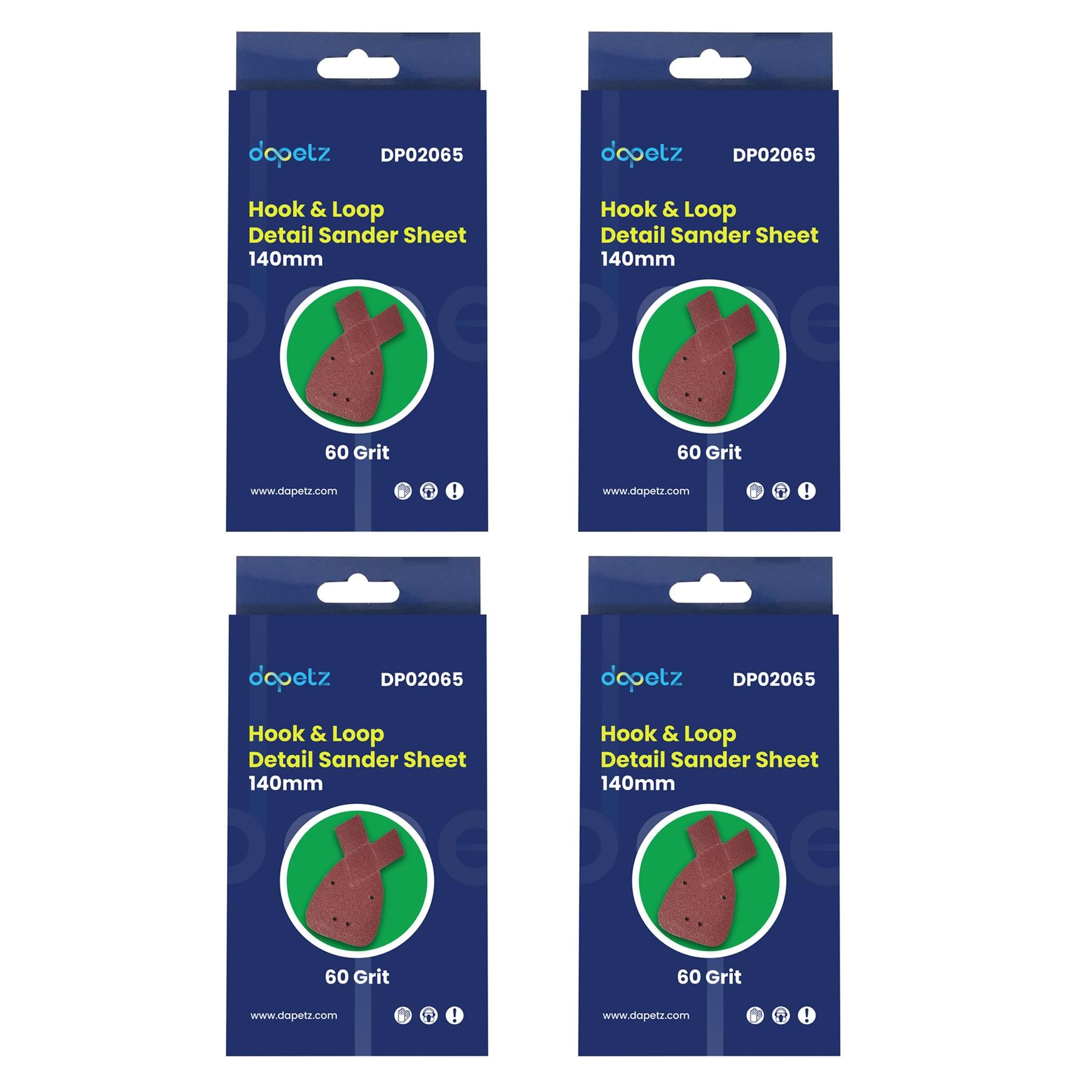 Mouse Sanding Sheet 60 Grit Sandpaper Black & Decker Palm Sander Pad 40PCS By Dapetz