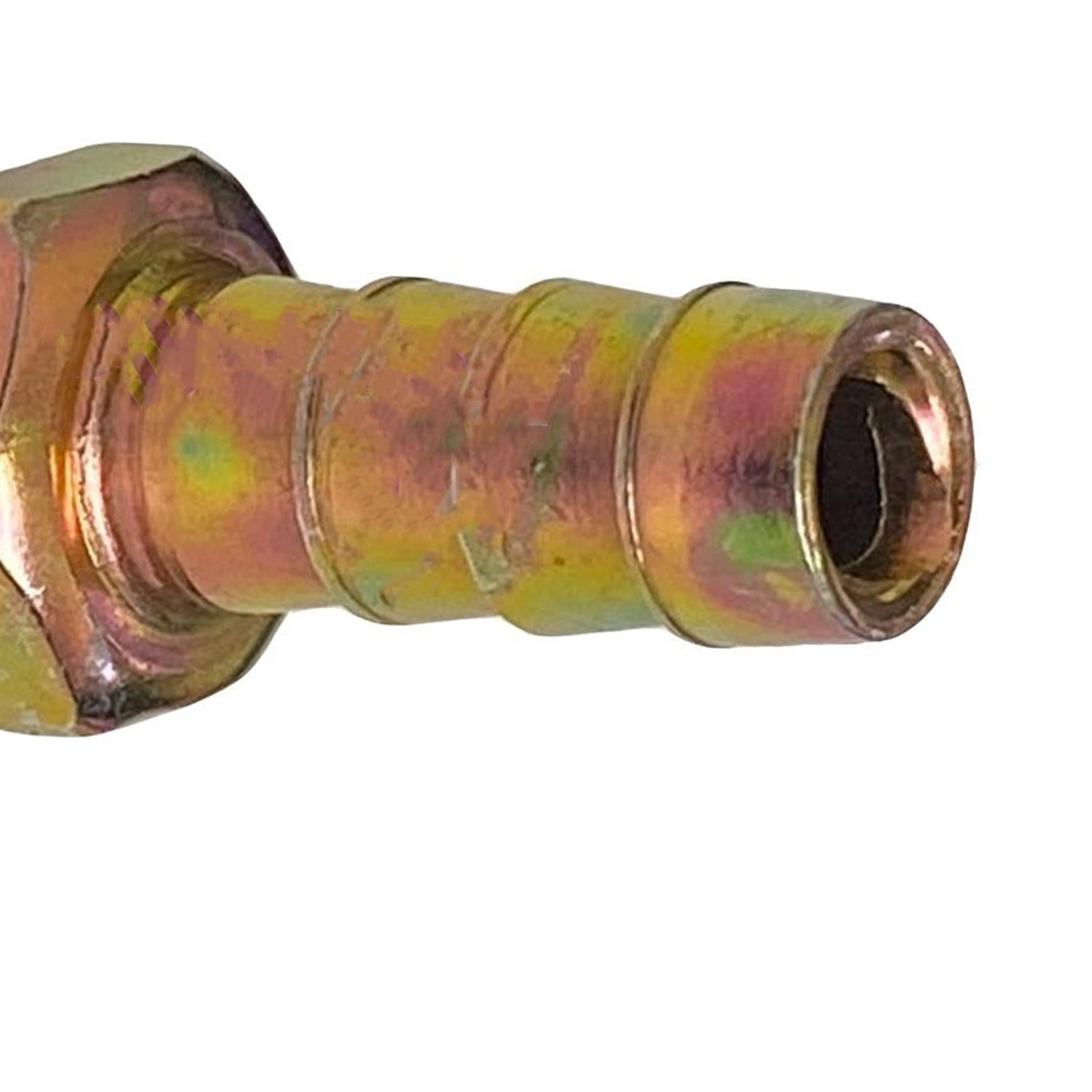 Brass 1/4" BSP to 8mm Male Barb Hose Tail Fitting Fuel Air Gas Water Hose Oil