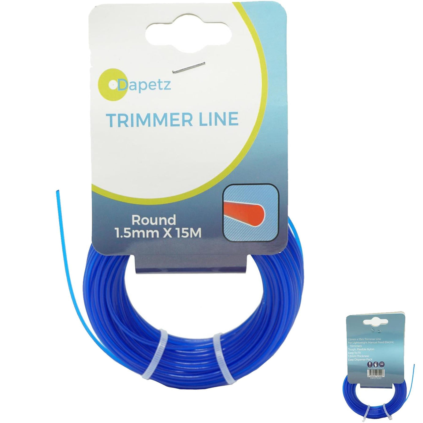 1.5mm x 15m Blue Trimmer