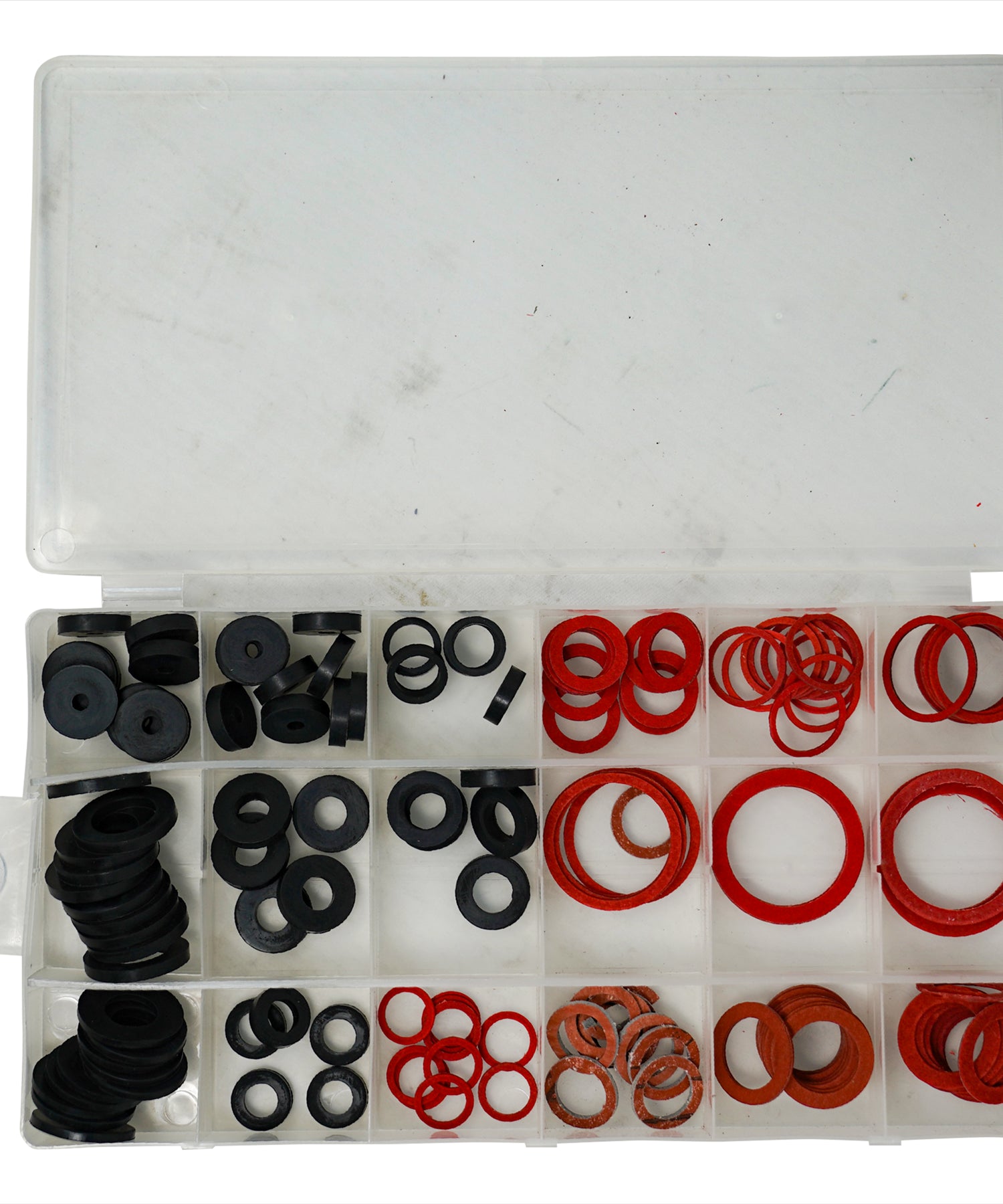 Assortment Box Of Plumbers Washers 141PCs Set Tap Sealing Shower Hose Rubber Washer By Dapetz
