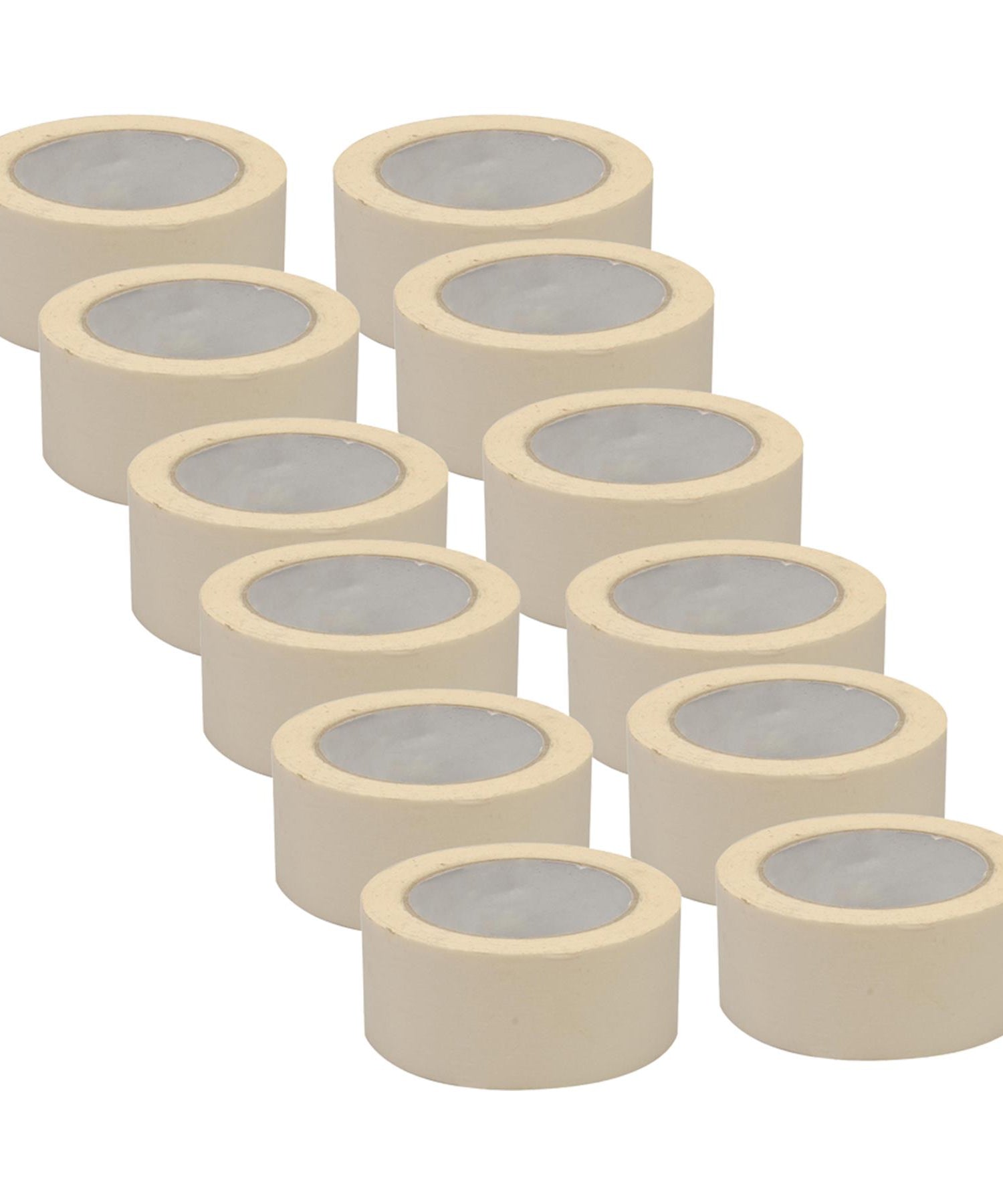 36 Rolls-UV-Resistant-White-Painters-Clean-Peel-Masking Tape 50mm x 50m By Dapetz