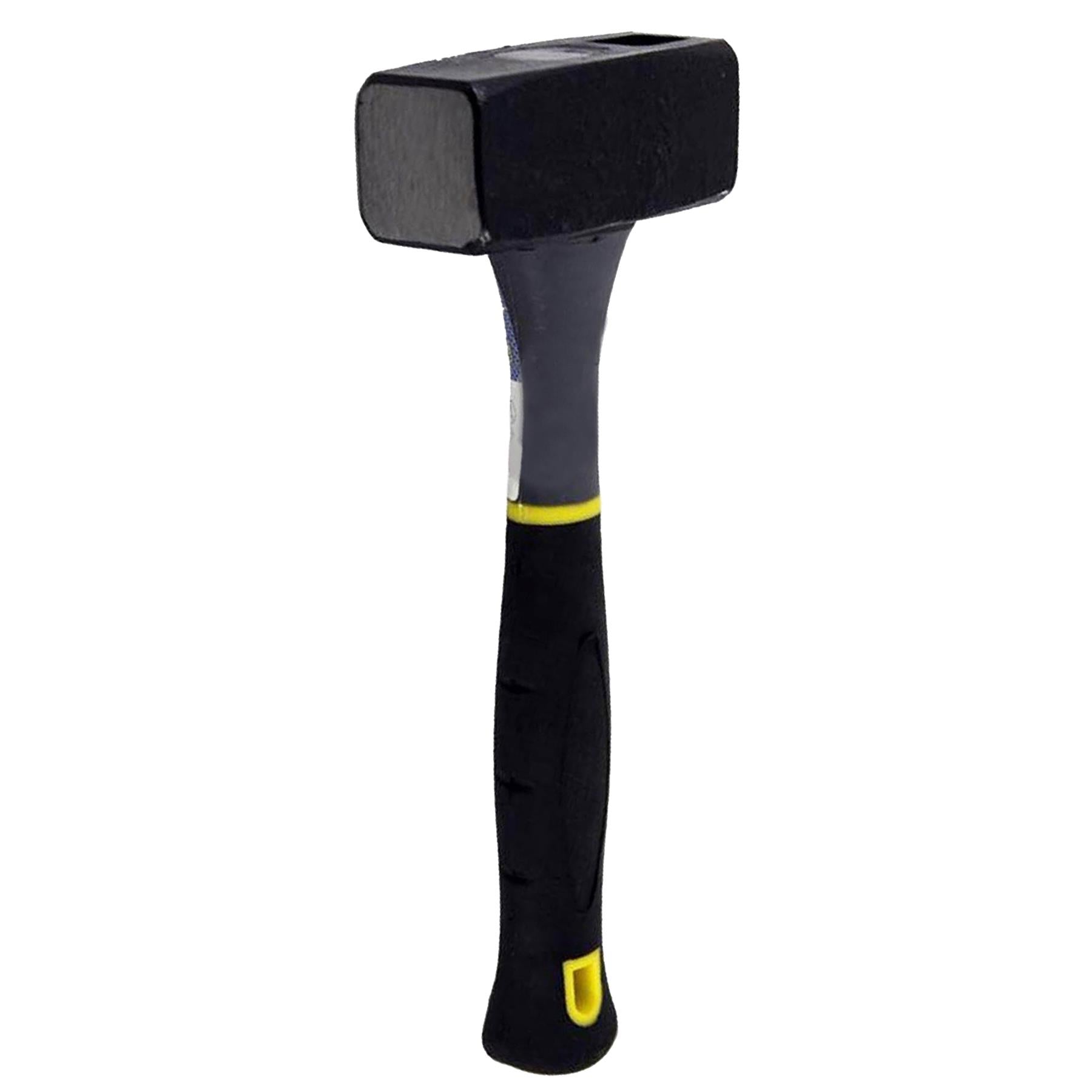 1.5Kg Club Lump Hammer Hardened Steel Face & Fibreglass Handle by Dapetz