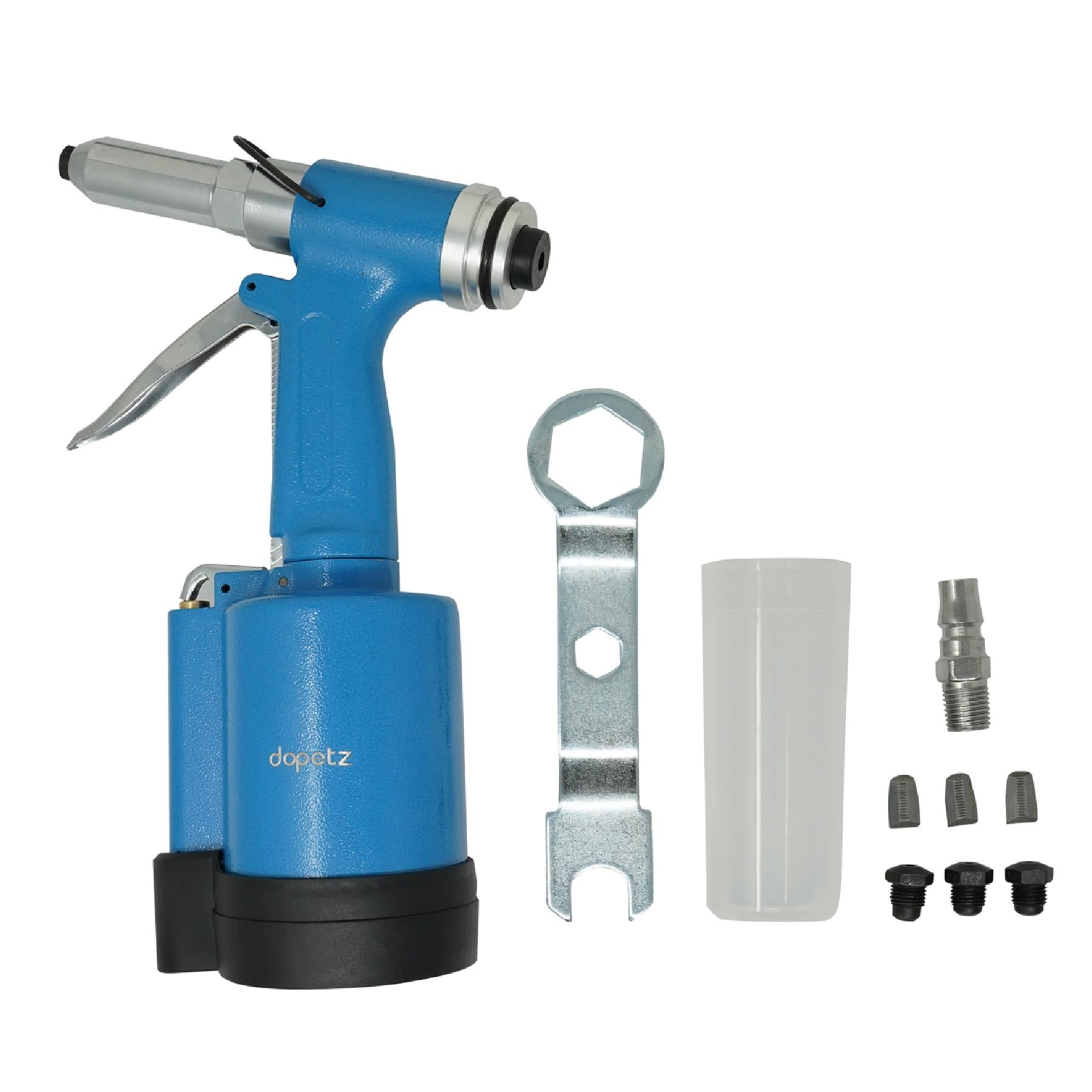 Air Hydraulic Rivet Gun Pop Riveter Tool with 650x Assorted by Daptez