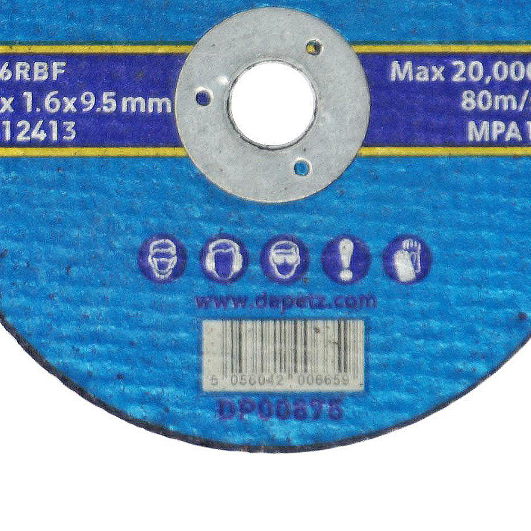 Metal Cutting Cut Off Discs 9.5mm Bore High Quality 10 Pack 75mm X 1.6mm By Dapetz