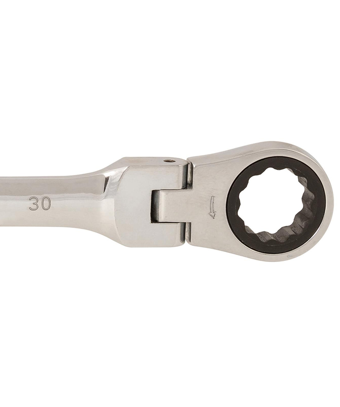 Flexible Head Ratchet Metric Spanner 30mm Open End & Ring