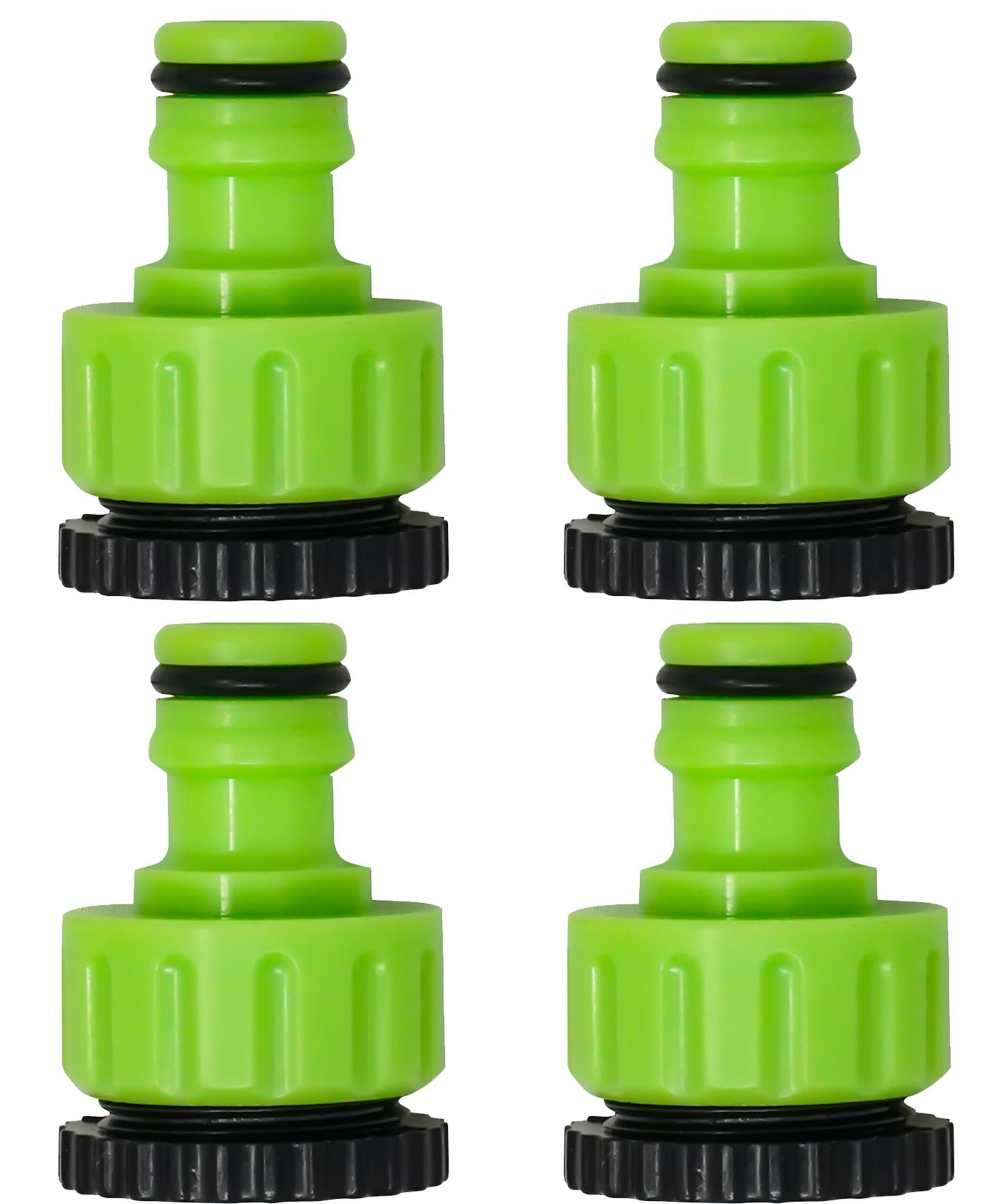 4x Kitchen Mixer Tap Connectors Set Garden Hose Pipe Faucet Adapter 1/2" & 3/4"