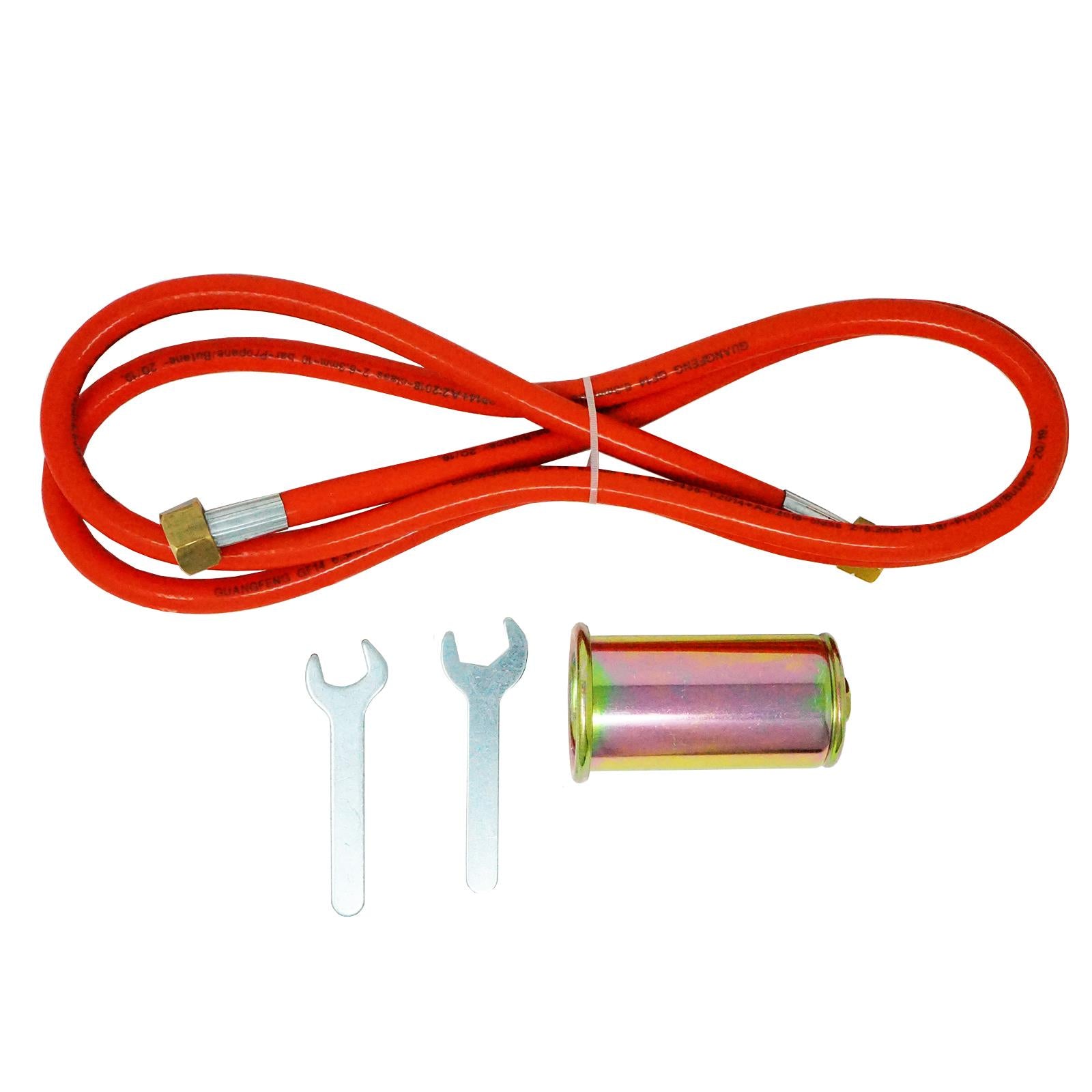Roofers Gas Torch Long Arm Propane Butane Kit Roofing Brazing Weed Burner Hose