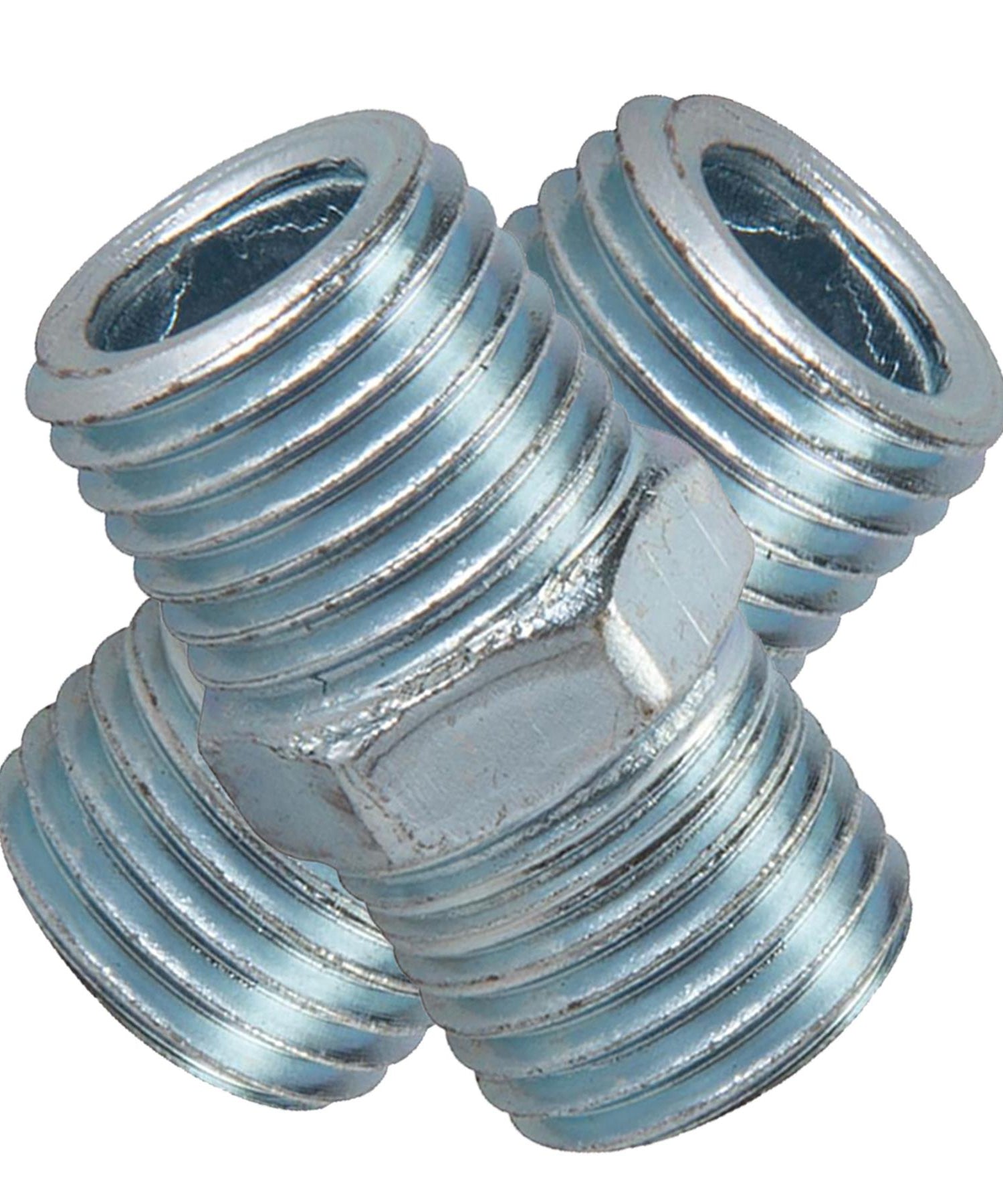 2 Equal Union Connector 1/4" Double Male Adaptor Airline Compressor Hose Fitting