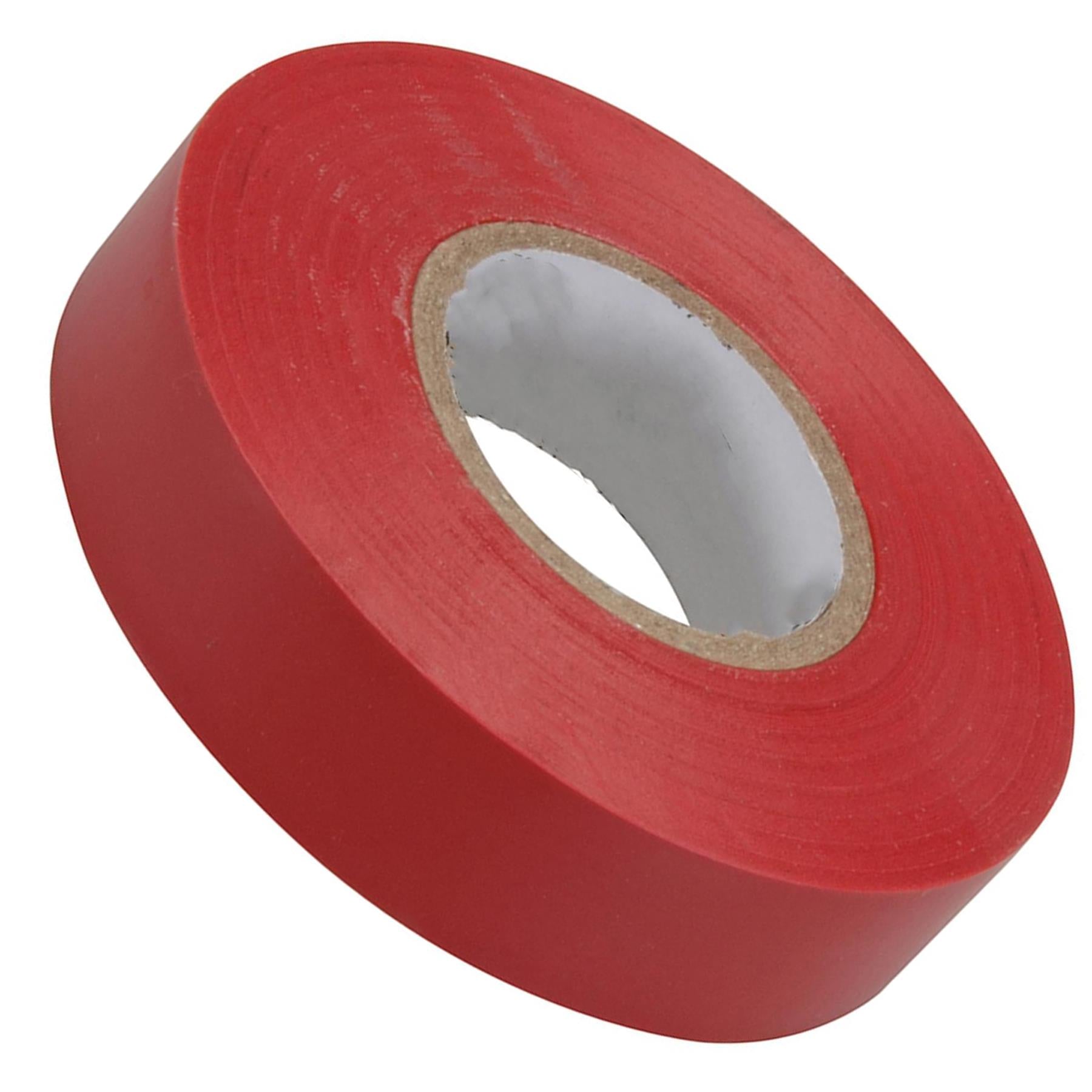 Electrical Pvc Insulation Insulating Tape 22m Retardant Rolls Red by Daptez