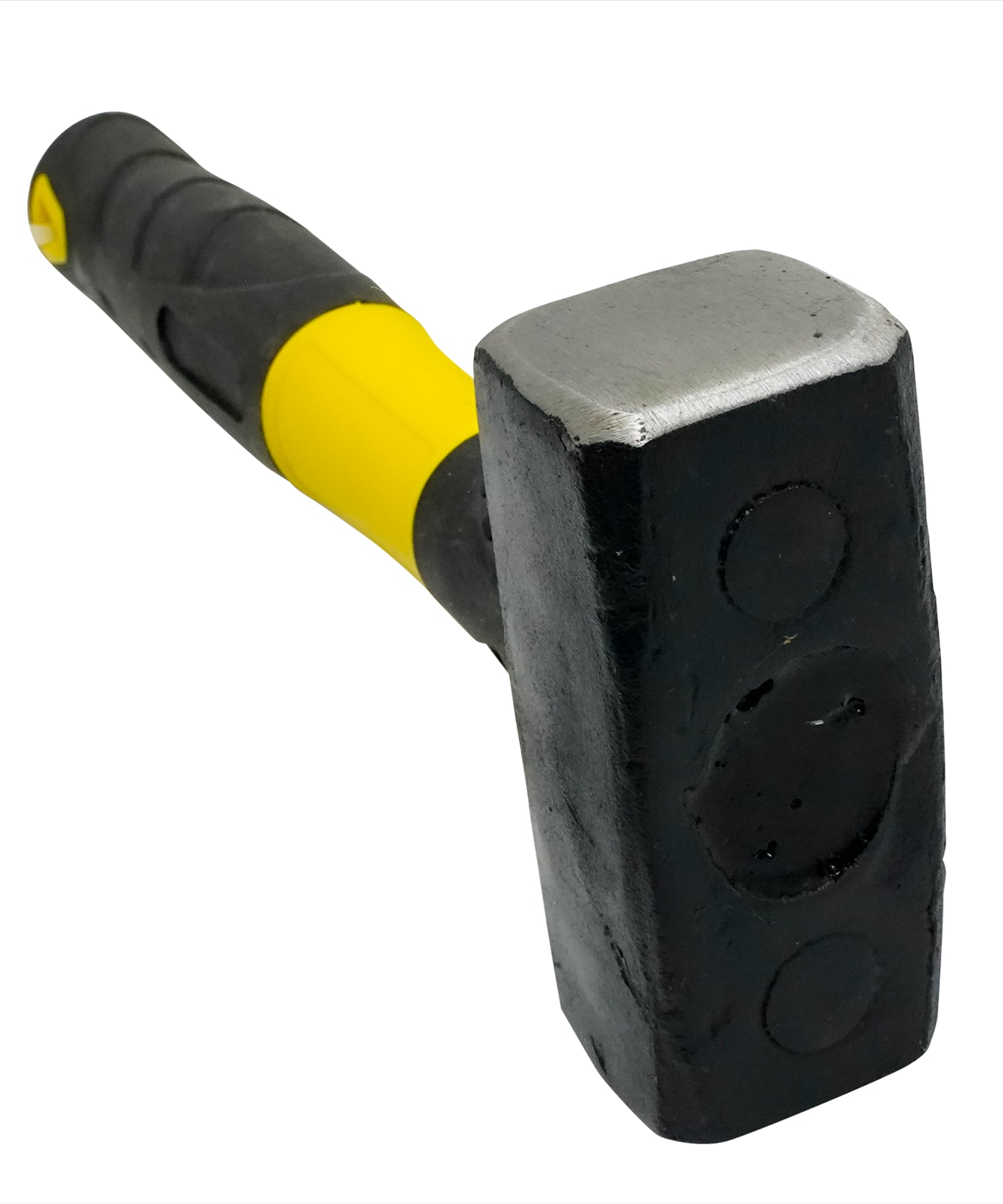 1Kg Fibreglass Club Lump Hammer Steel Head Fibre Glass Rubber Grip Handle