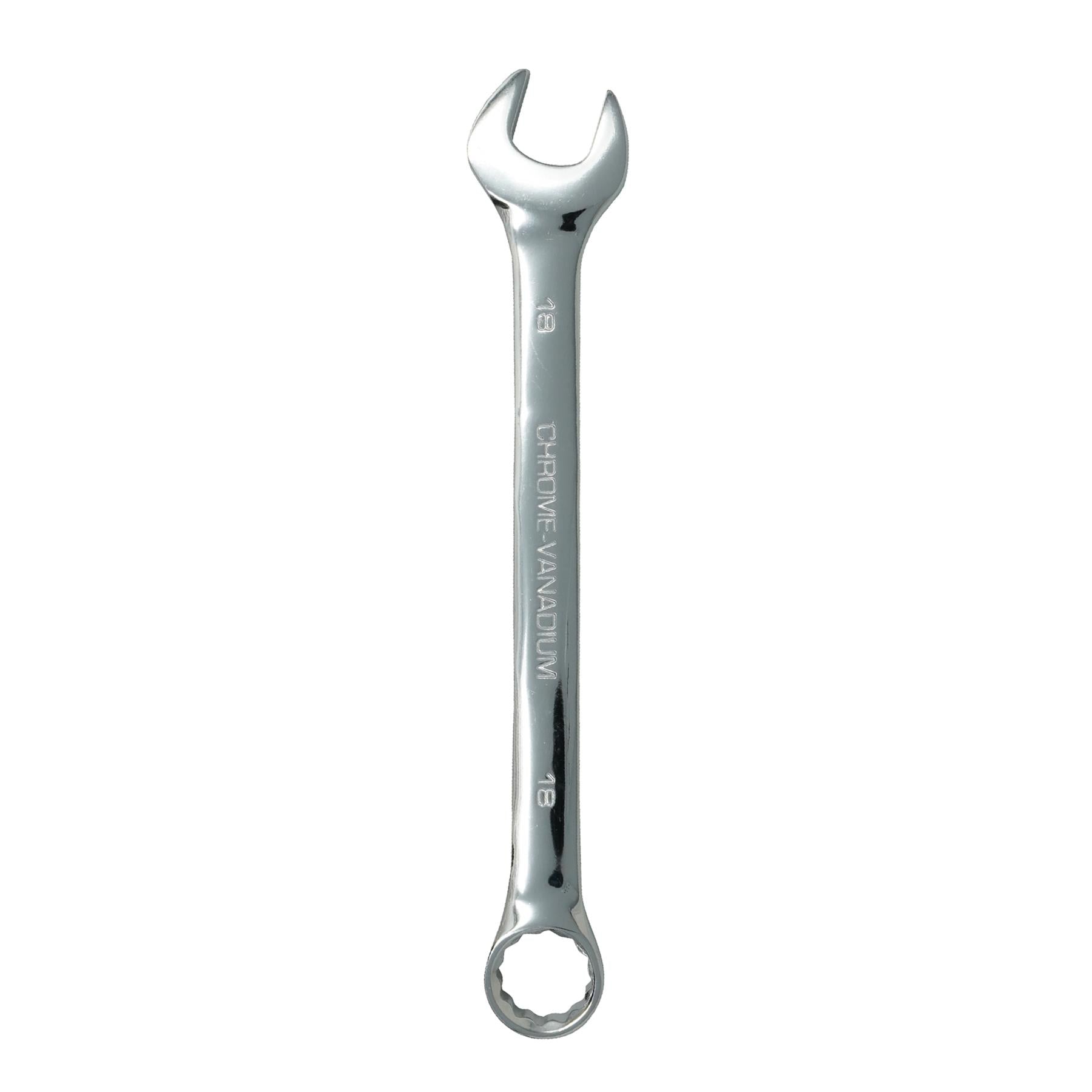 Combination Open Ring Spanner Chrome Mechanics Garage Tools 18mm by Daptez