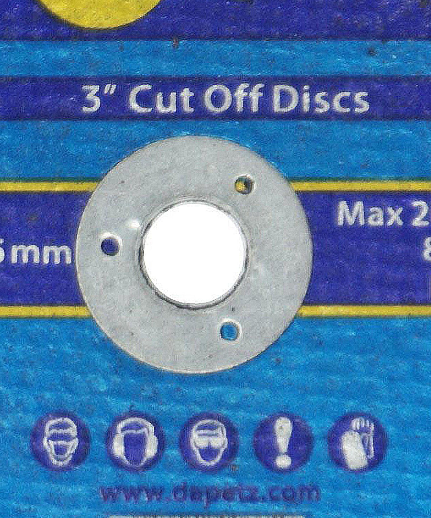 Metal Cutting Cut Off Discs 9.5mm Bore High Quality 10 Pack 75mm X 1.6mm By Dapetz