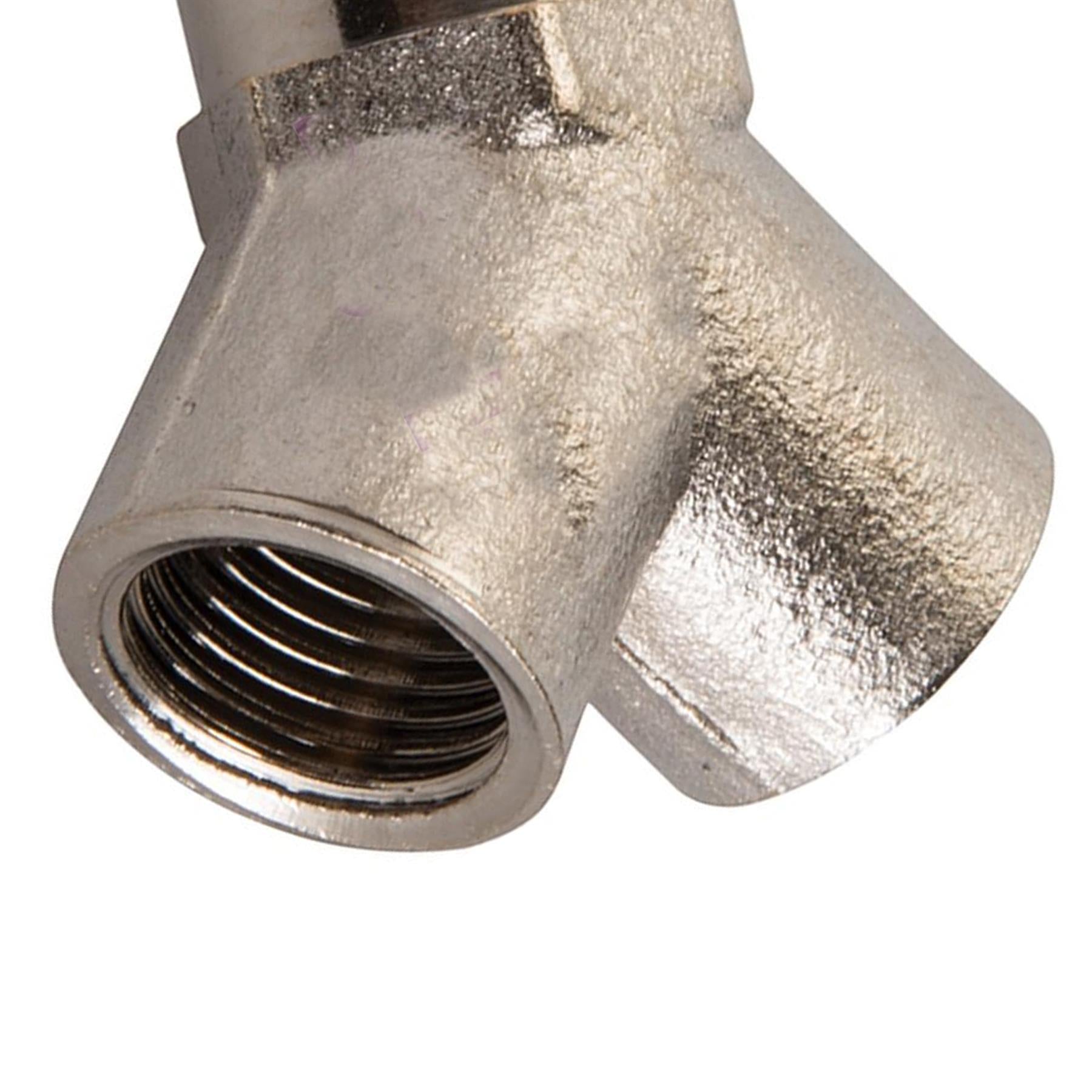 Air Line 3 Way Y Connector Splitter 1/4" BSP Hose Airline Joint Fitting