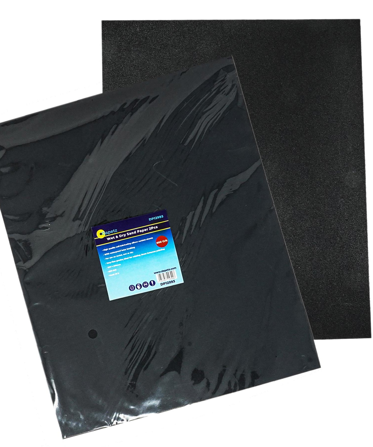 Wet And Dry Sandpaper 600 Grit Sand Paper 230x280mm Sanding Finishing A4 2Pcs By Dapetz