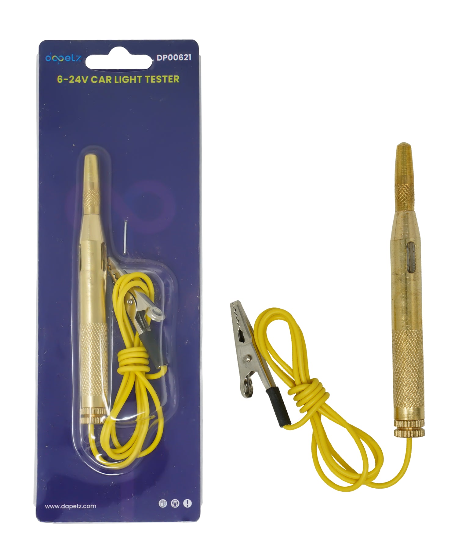 Car Light Tester 6-24V Automotive Electrical Tester Test Lamp, Probe Light by Daptez