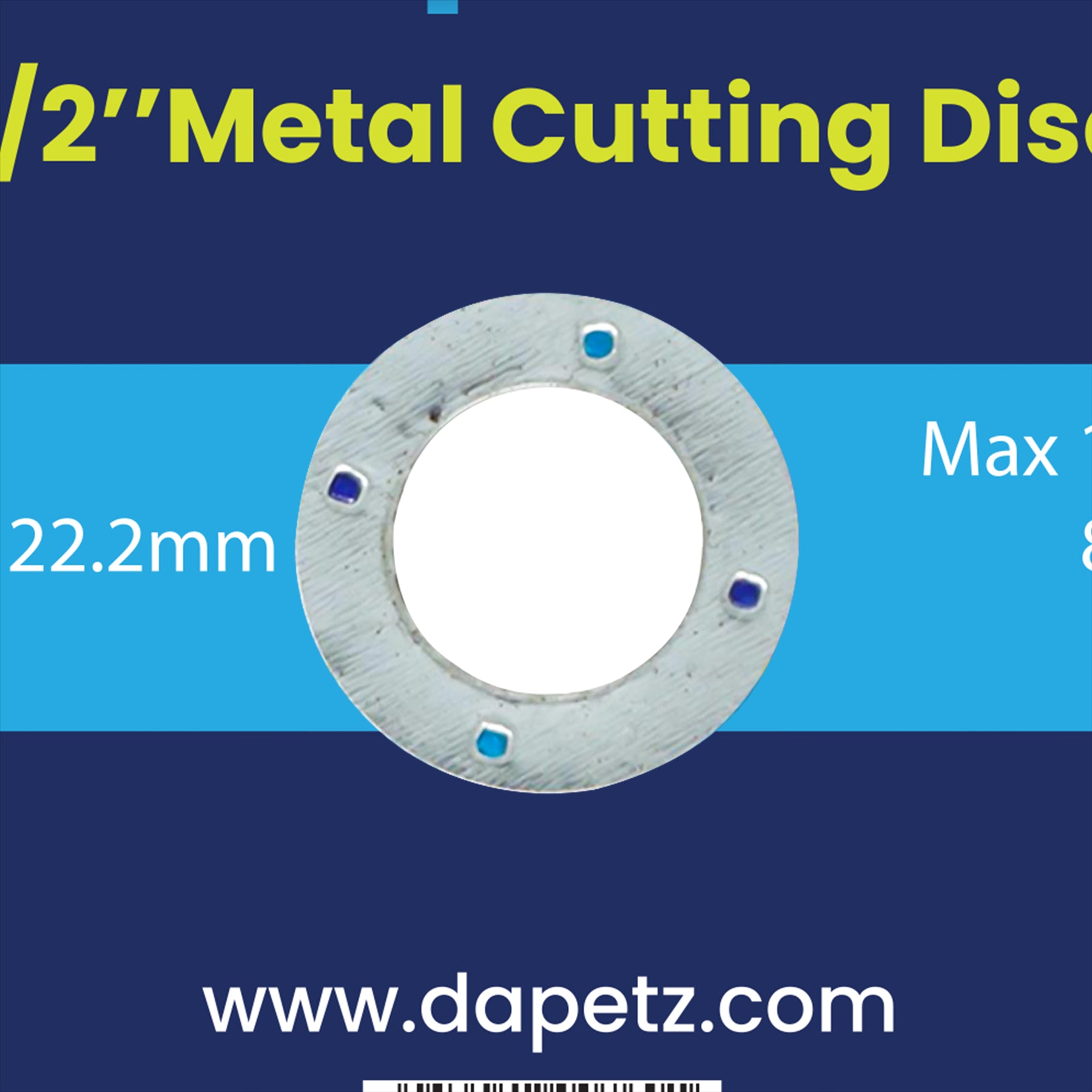 20X Ultra-Thin Durable Cutting Blade Disc 115mm Steel & Stainless By Dapetz