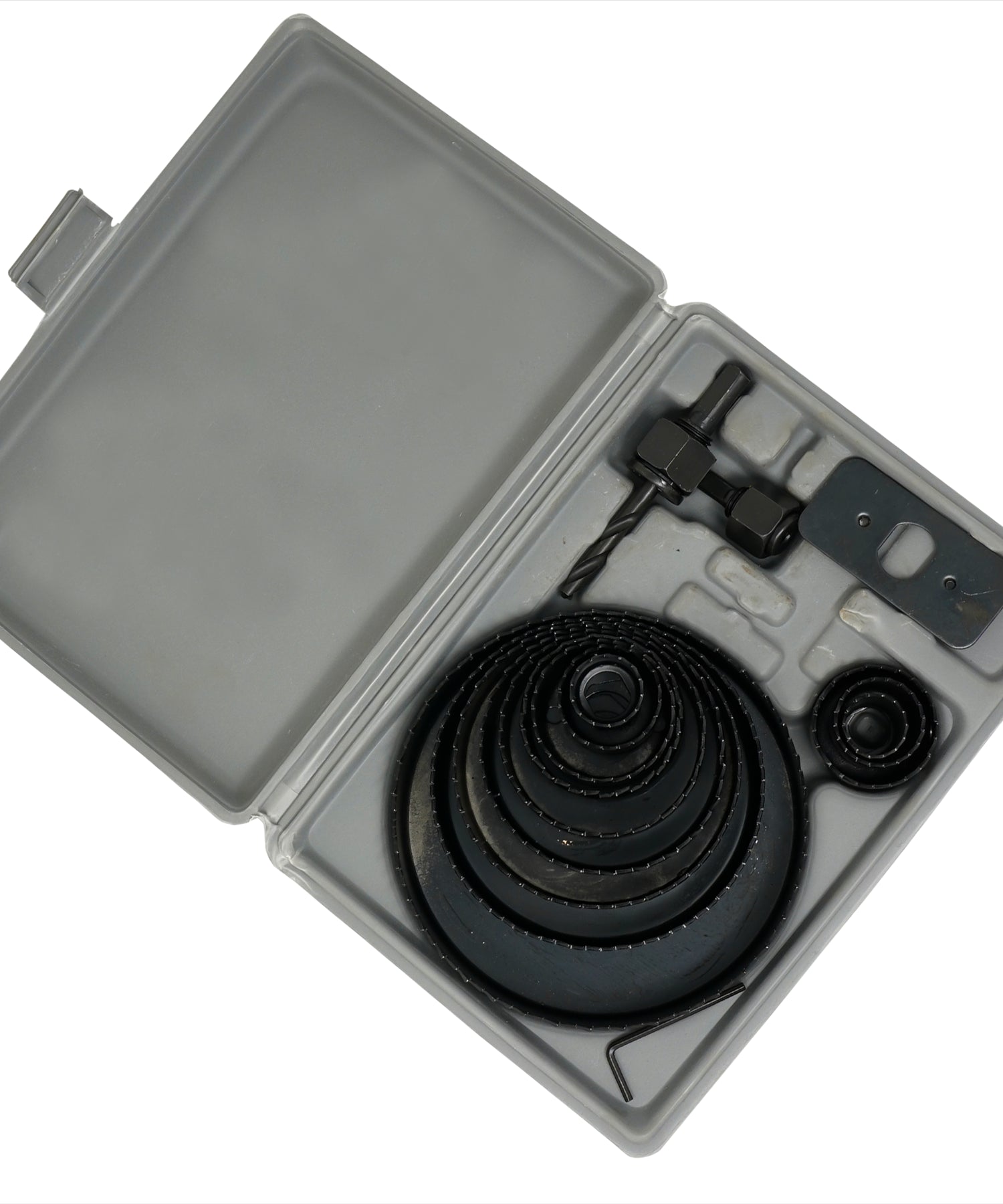 16pc Hole Saw Cutter Set Wood Metal Alloy Plastic Down Lighting Holesaw 19-127mm By Dapetz