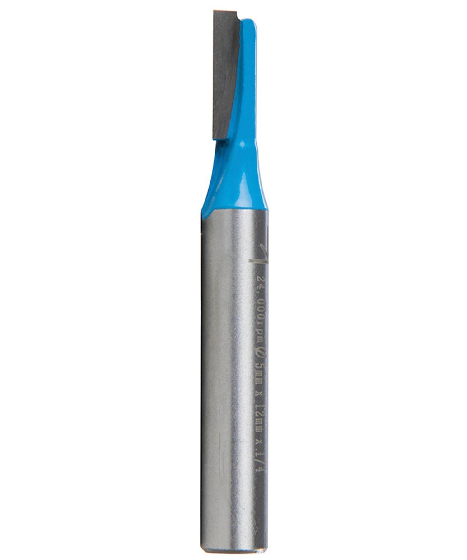 Straight 2 Flute Router Bit Cutter 1/4" Shank Carbide TCT Groove Metric 5 x 12mm