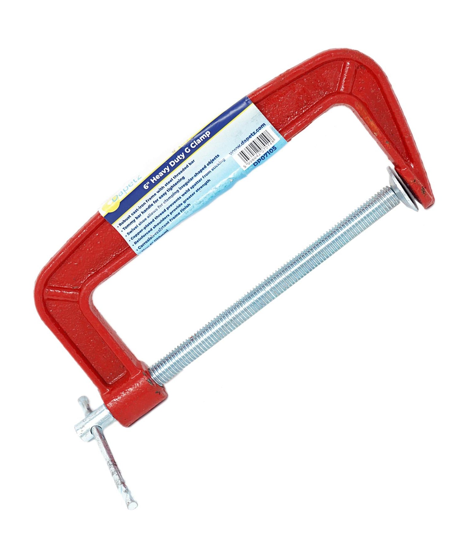 Heavy Duty 6" G Clamp Iron