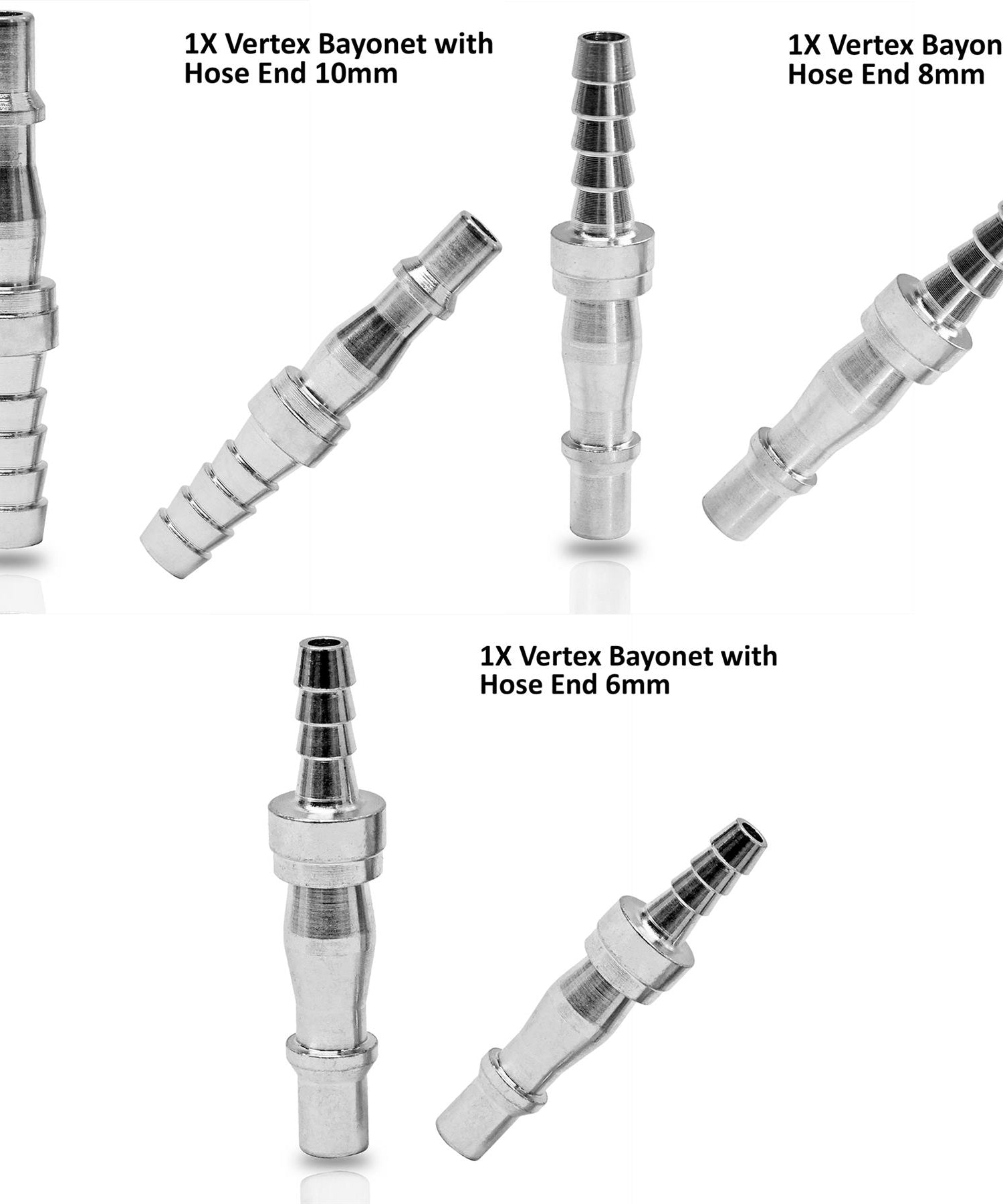 Air Line Fitting Hose End Connector Male Female Quick Release For PCL Vertex Set