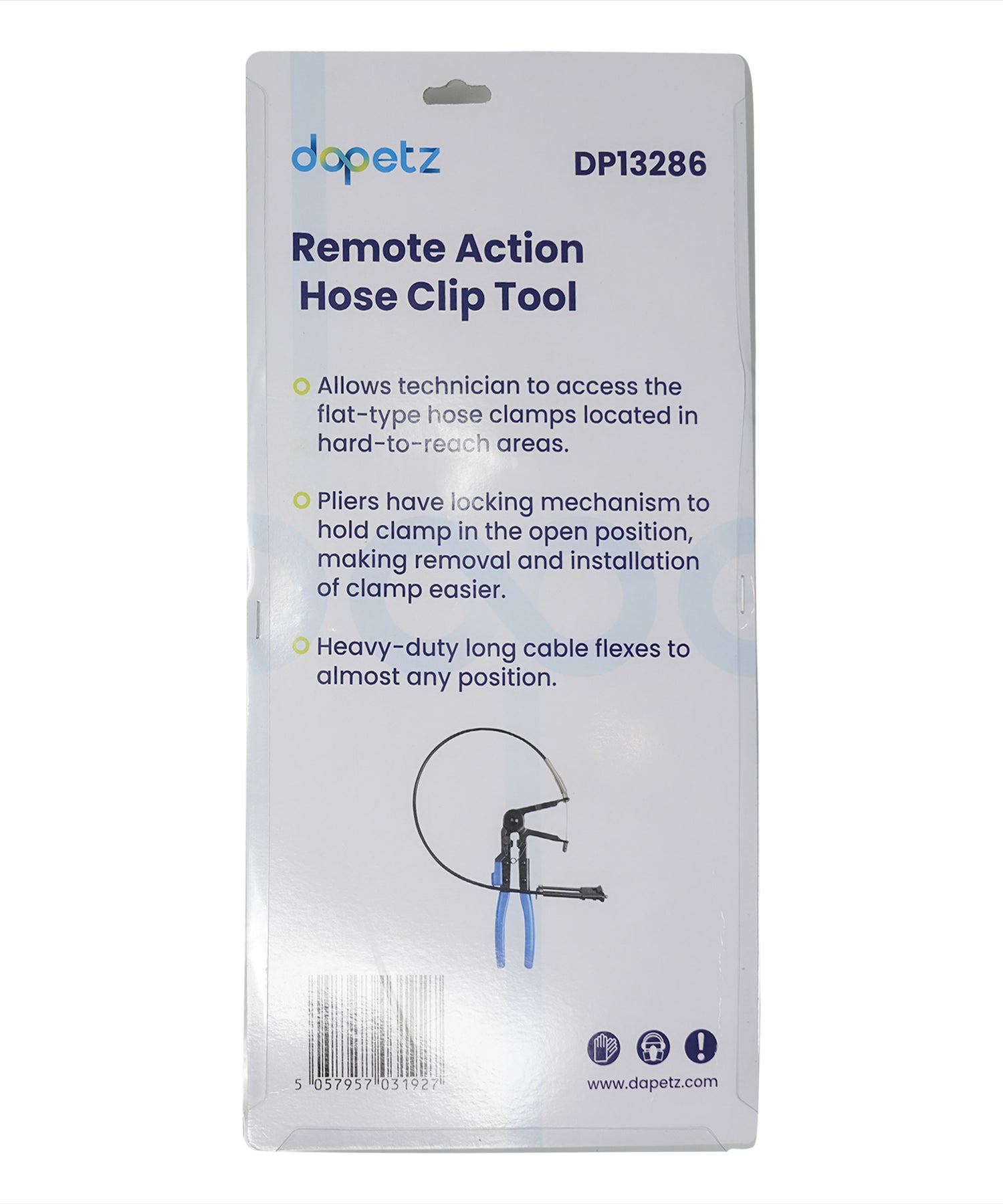 Car Remote Action Radiator Hose Clip Bundle Clamp Tool Removal Plier 18mm - 55m by Daptez