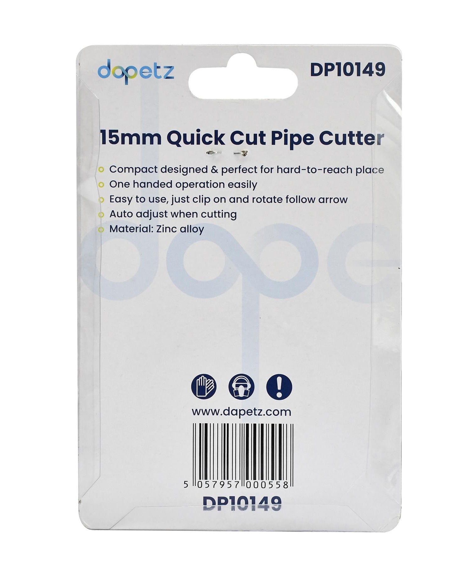 Quick Cut Copper Pipe Cutter / Slice 15mm Plumbing By Dapetz