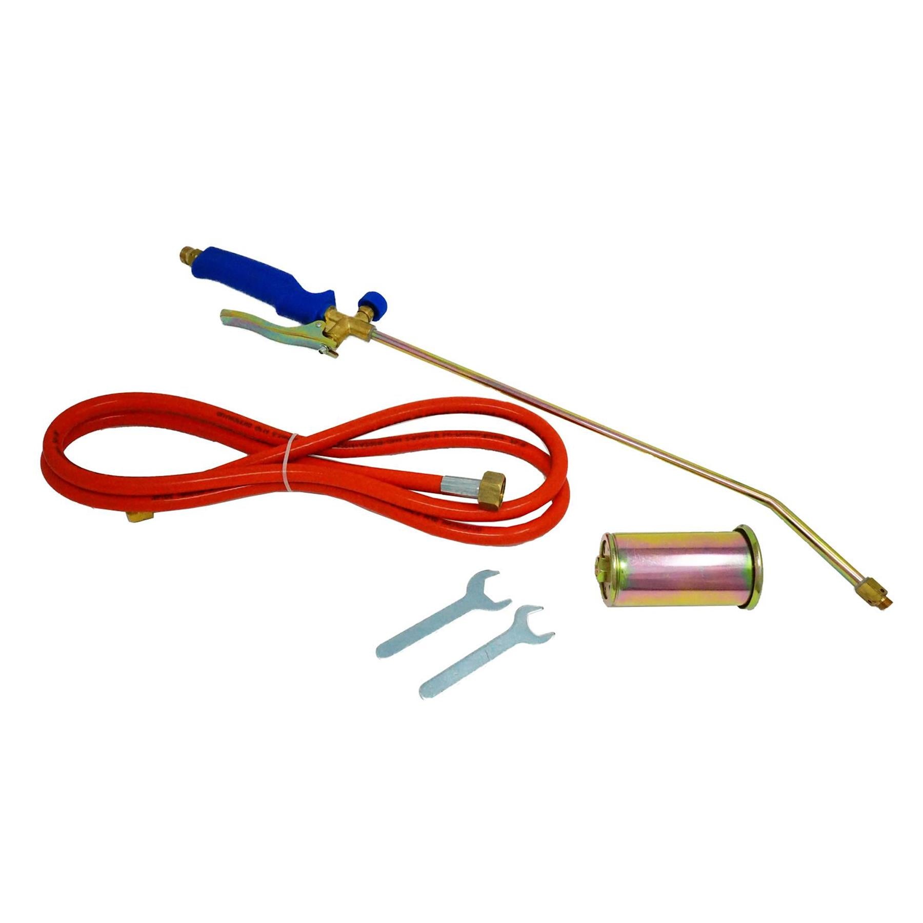 Roofers Gas Torch Long Arm Propane Butane Kit Roofing Brazing Weed Burner Hose