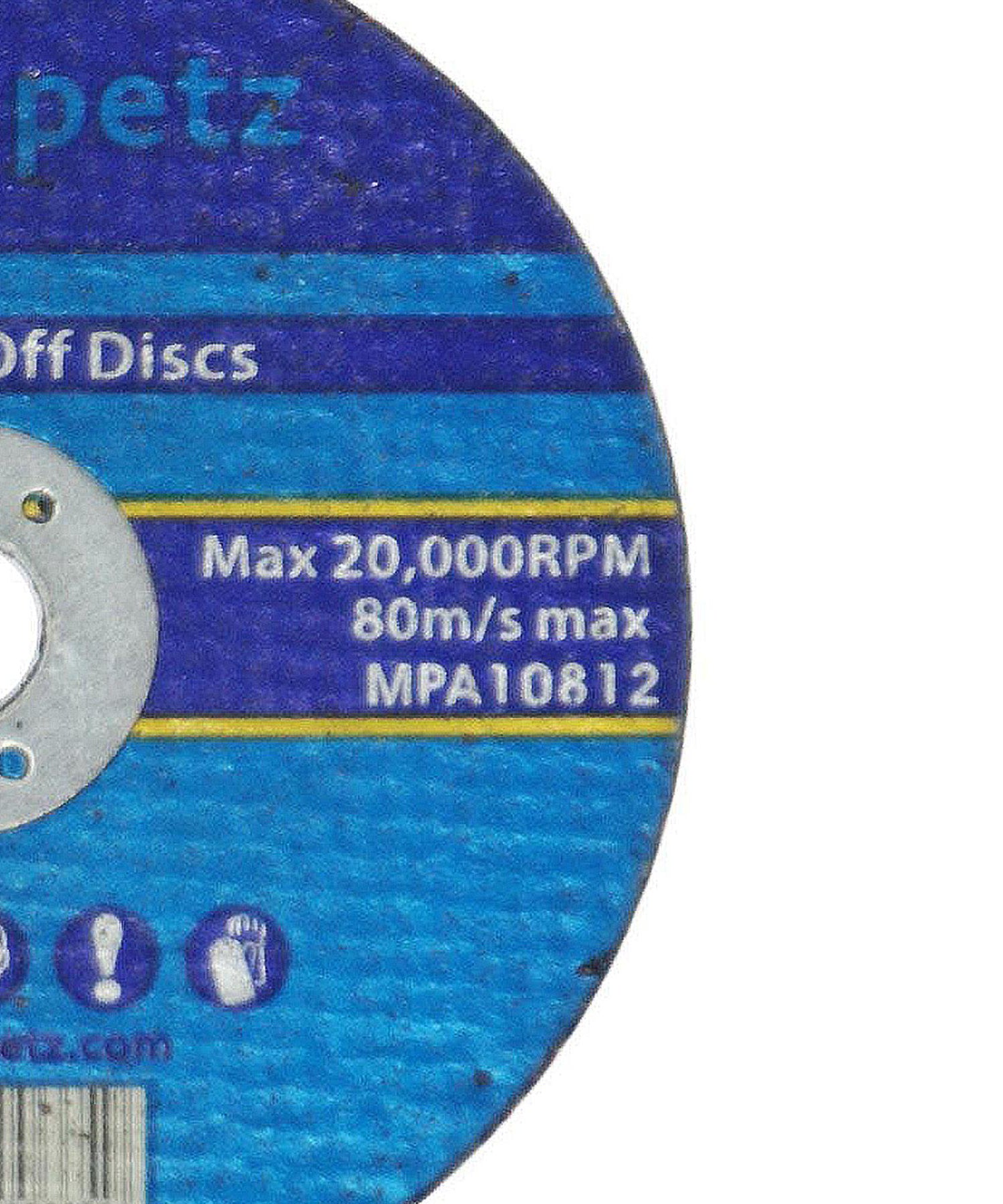 Metal Cutting Cut Off Discs 9.5mm Bore High Quality 10 Pack 75mm X 1.6mm By Dapetz